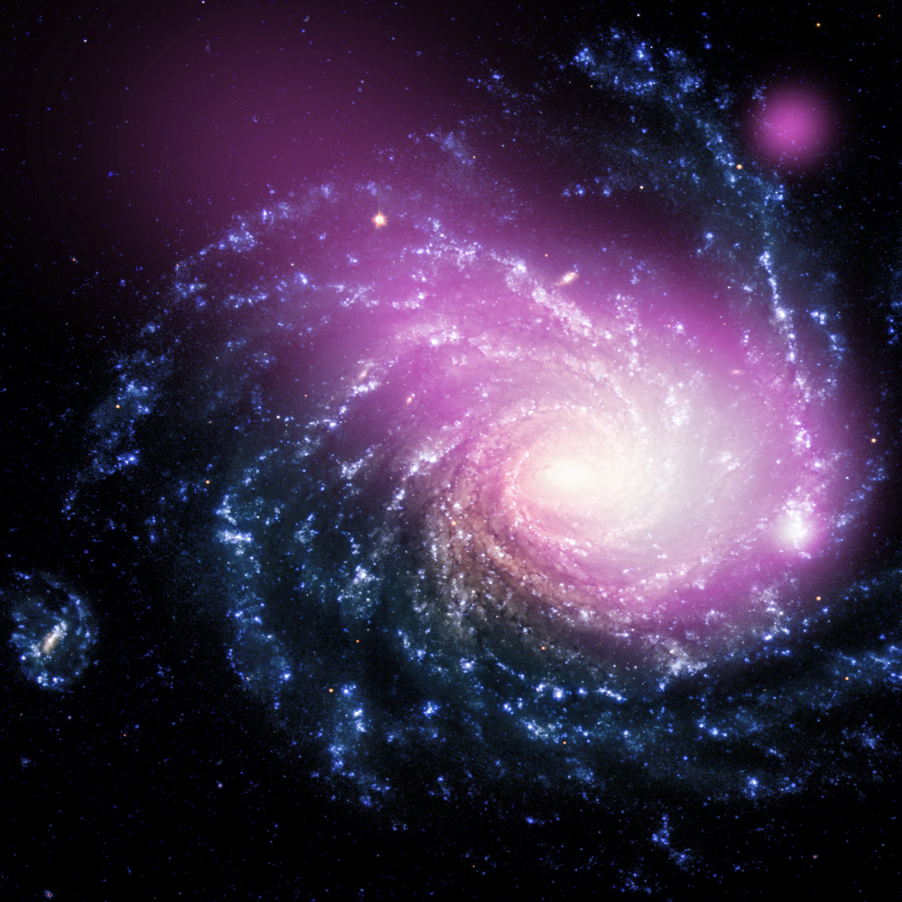 Телескоп засне сблъсък на две галактики