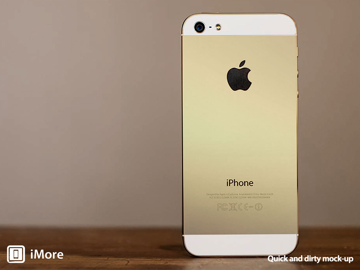 iPhone 5S ще има златна версия (снимки)