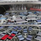 Снимка на множество iPhone 5C от завод на Pegatron