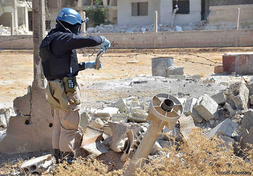 Инспектори на ООН разследват употребата на химическо оръжие в Сирия