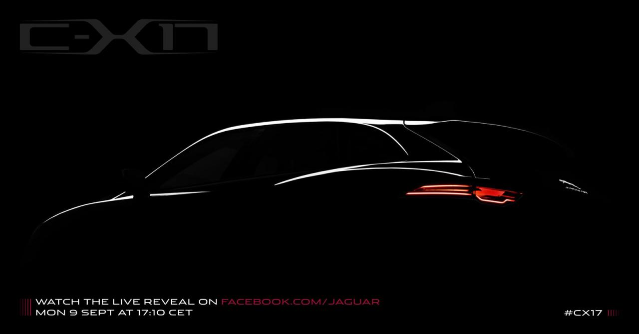 Jaguar представя своя кросоувър на 9 септември