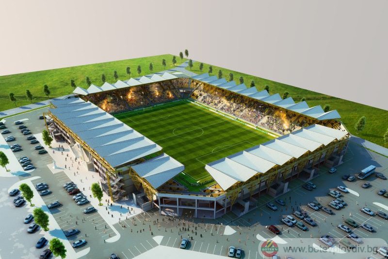 Възобновиха строежа на стадион ”Христо Ботев”