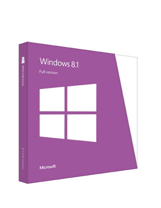 Опаковката на Windows 8.1