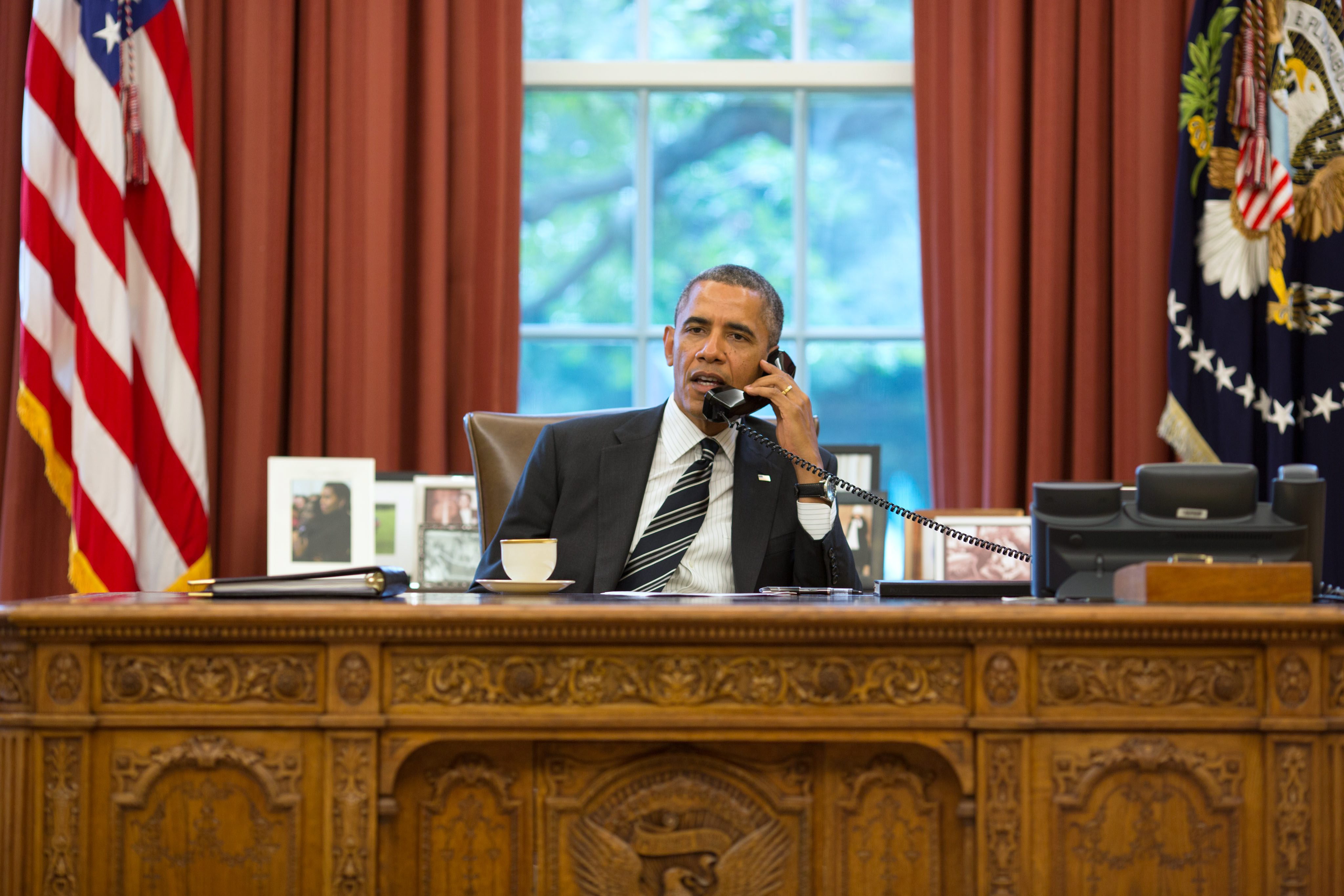 Исторически разговор между Обама и Хасан Рохани