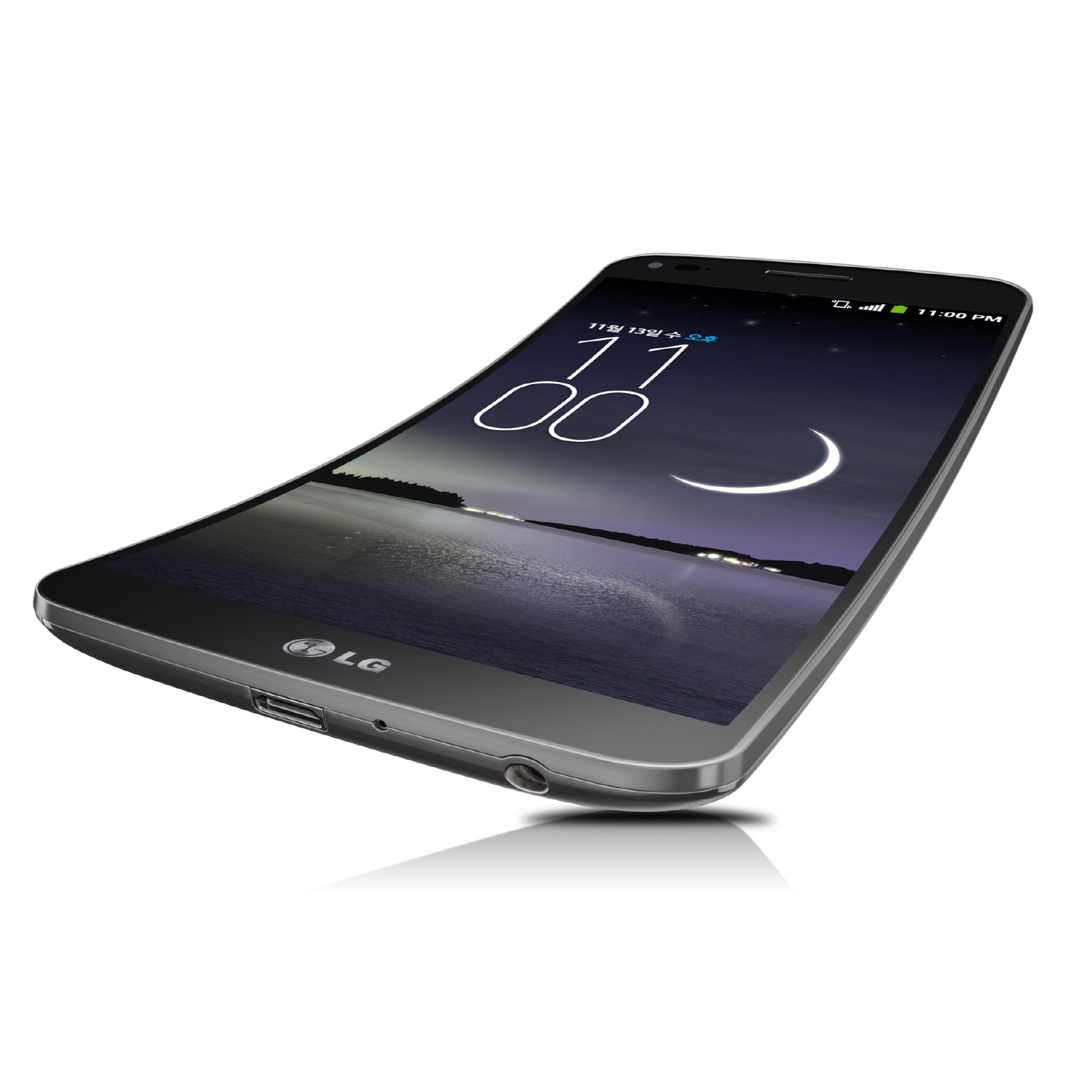 LG представи смартфон с извит екран (снимки)