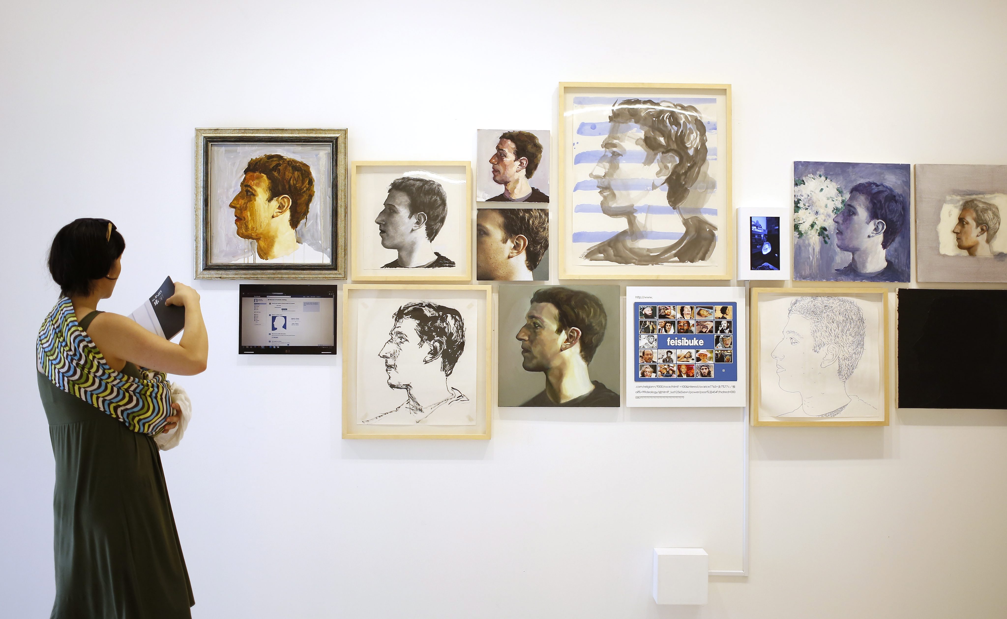 Изложба с портрети на Марк Зукърбърг ”The Face of Facebook”