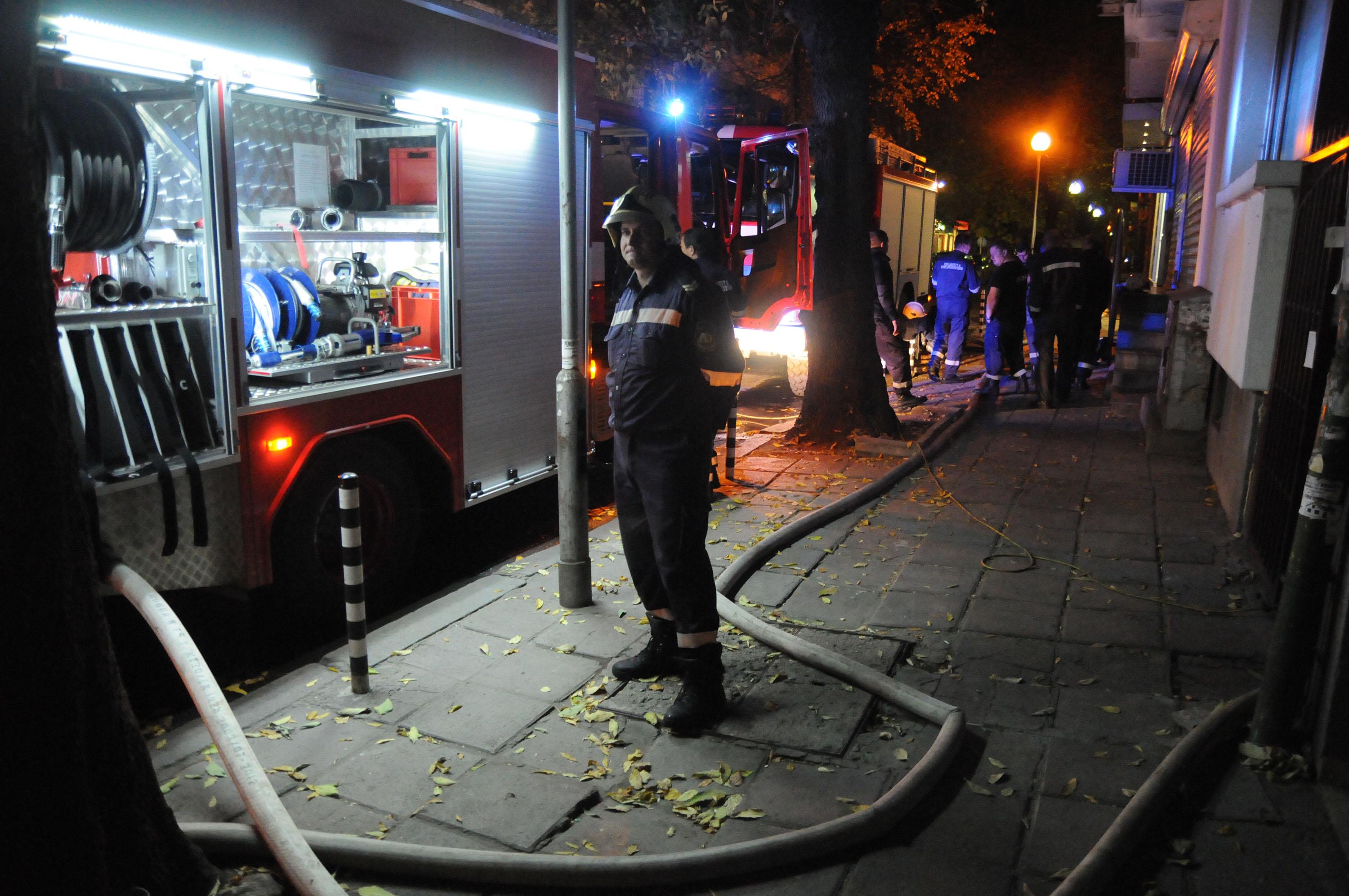 Мъж е загинал при пожар в центъра на София