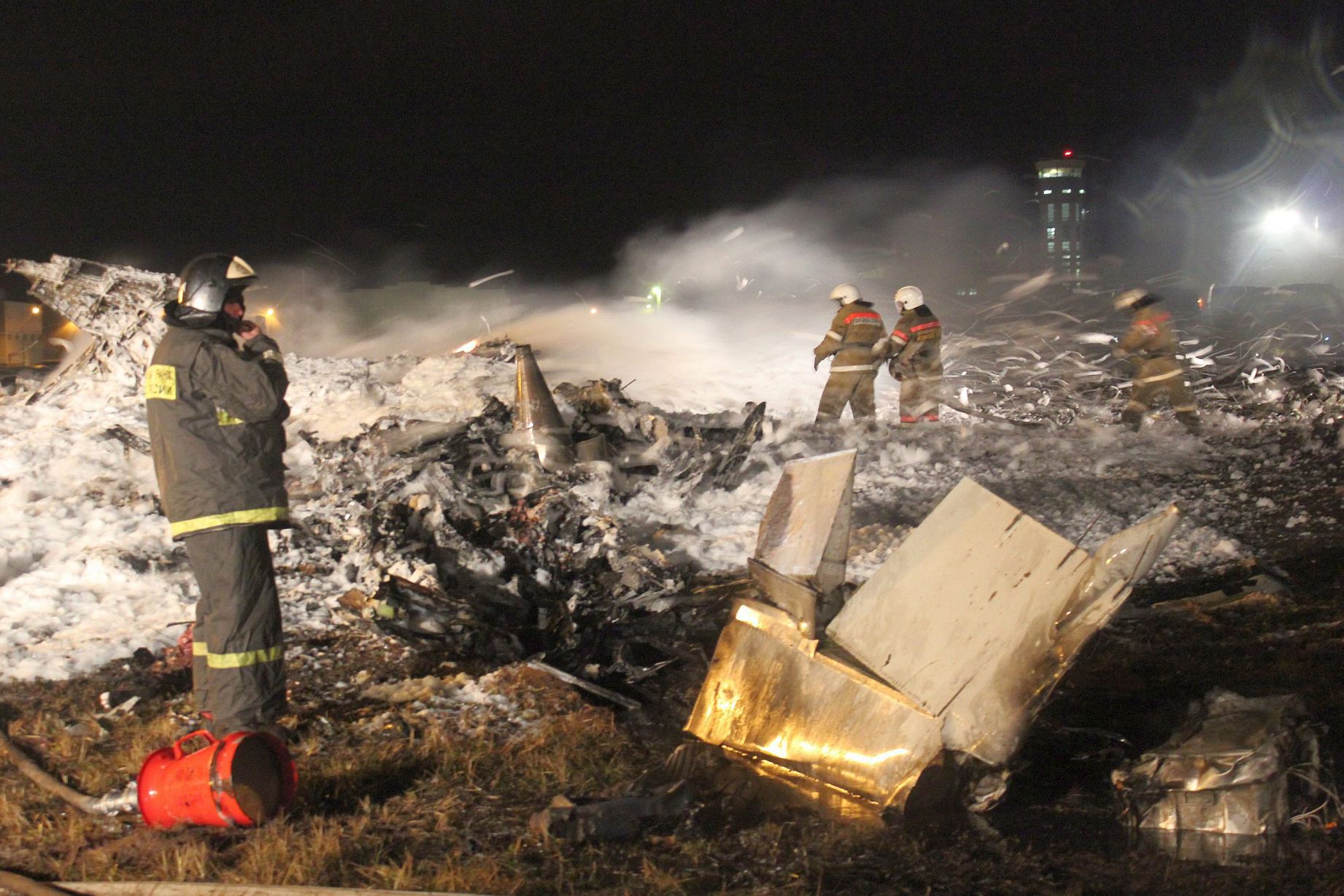 Самолетът се разби снощи на летището в руския град Казан