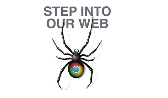 Паякът ”Chrome” от тениските на Microsoft