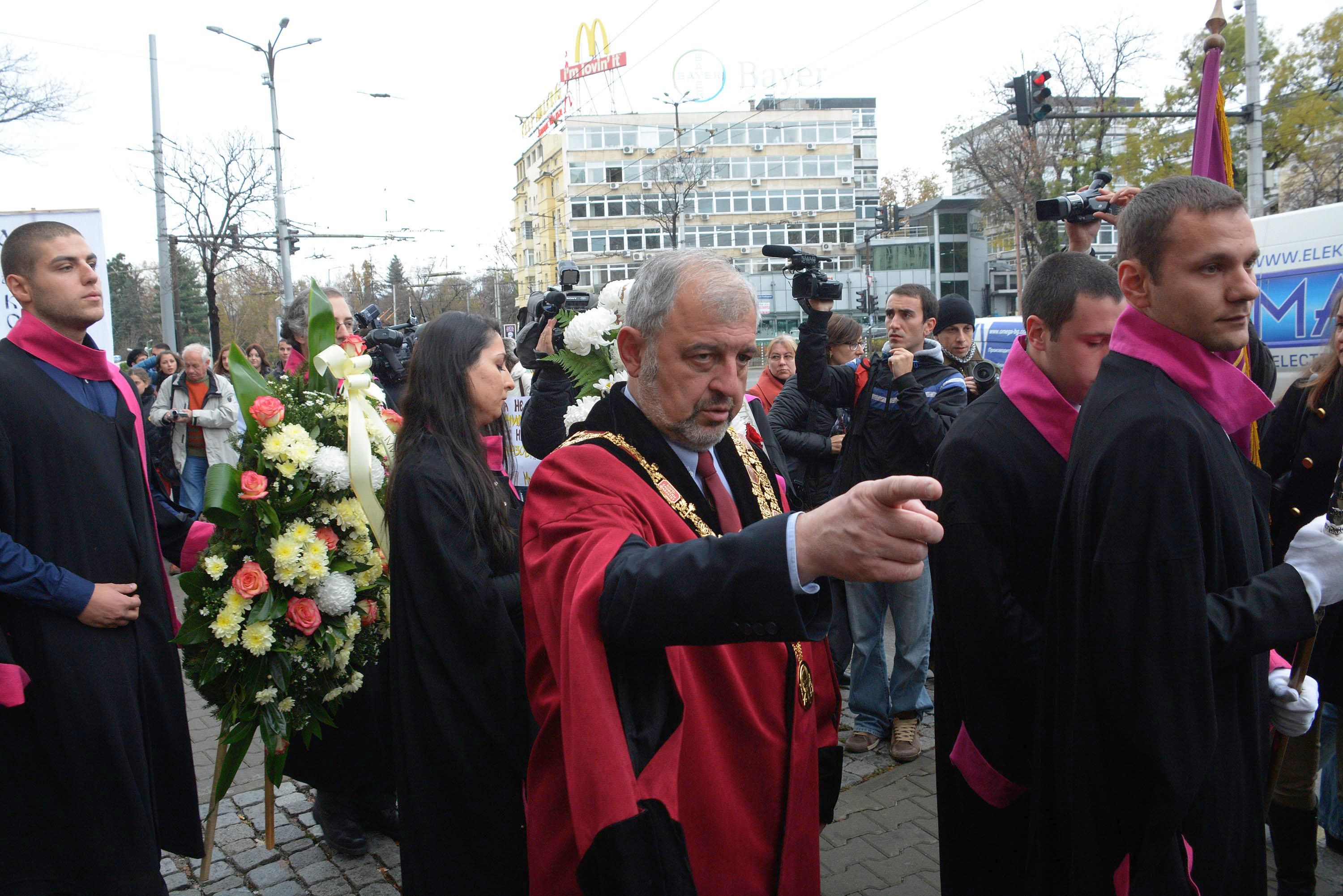 Ректорът на СУ проф. Иван Илчев
