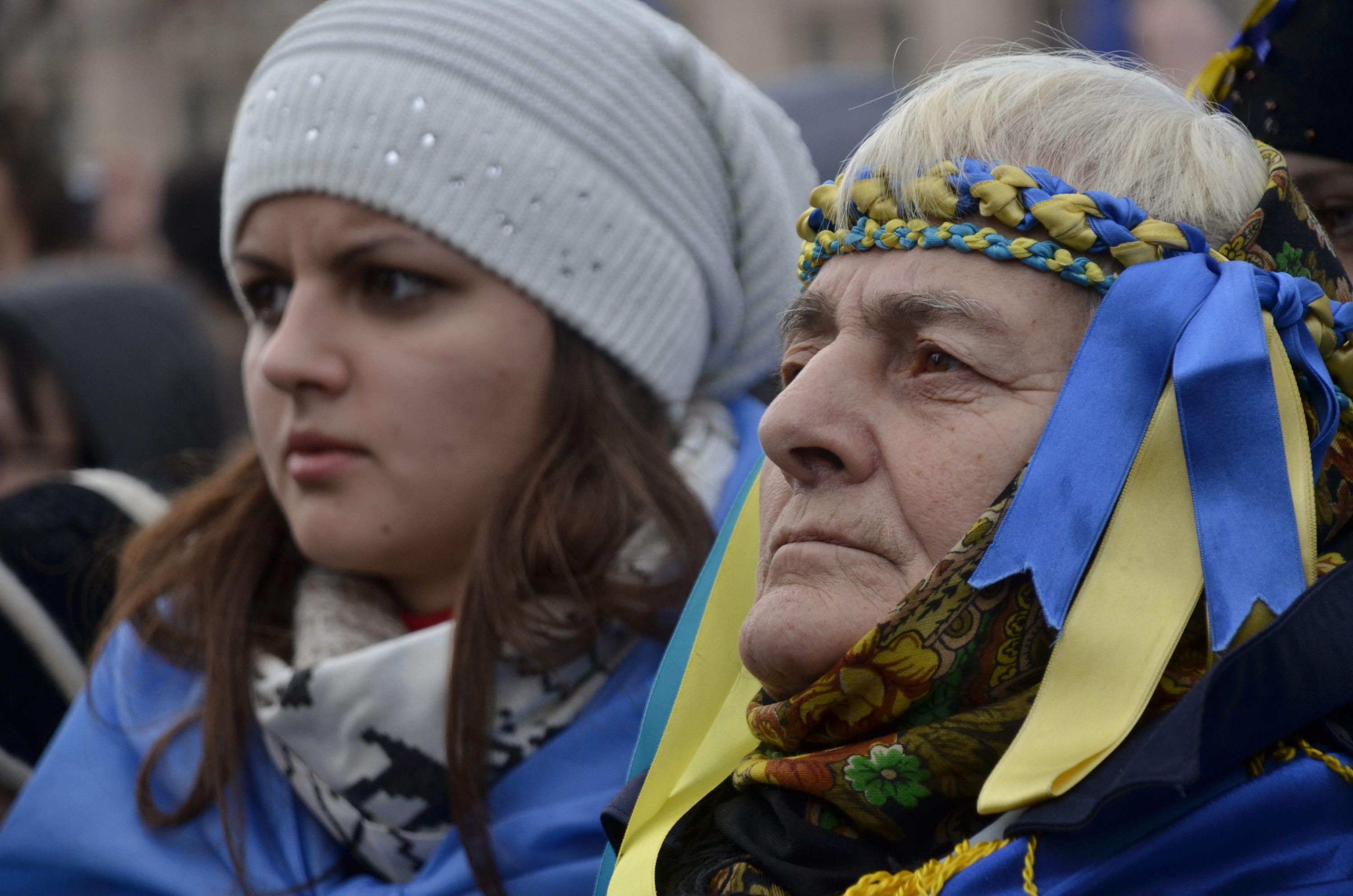Има ранени и задържани на демонстрация в Киев