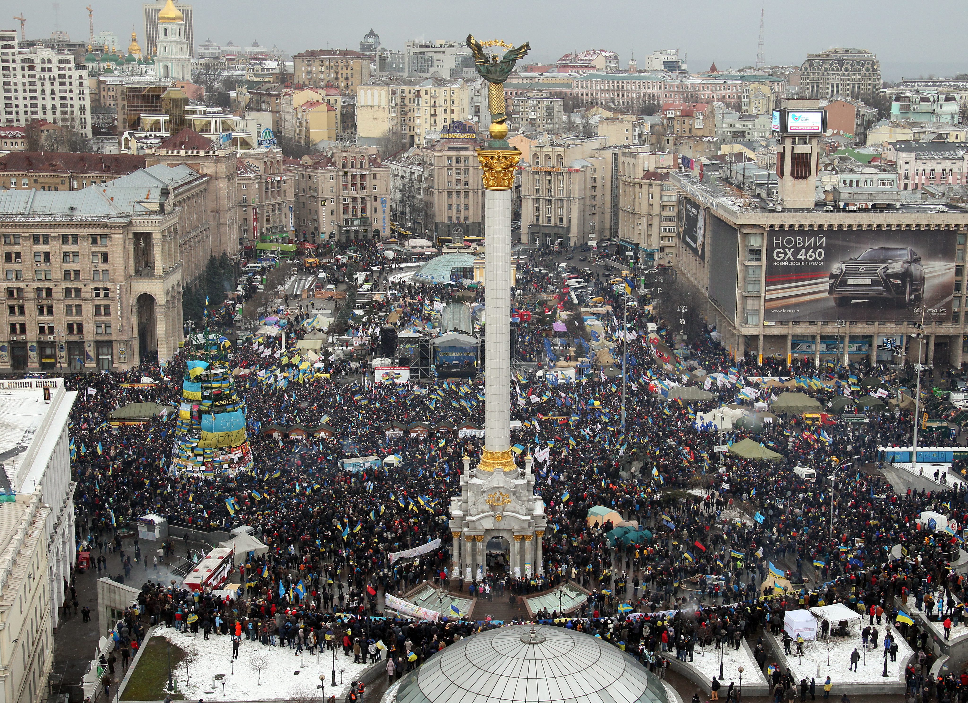 Протестът в Украйна на 8 декември