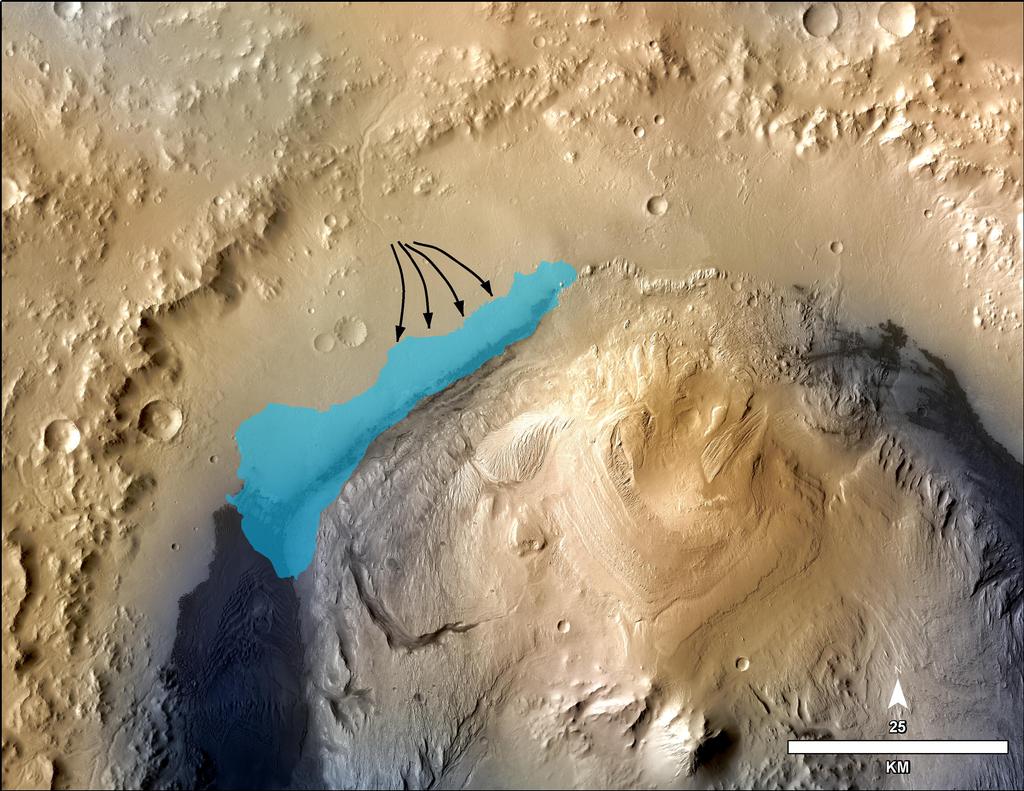 На Марс е имало езеро с условия за живот