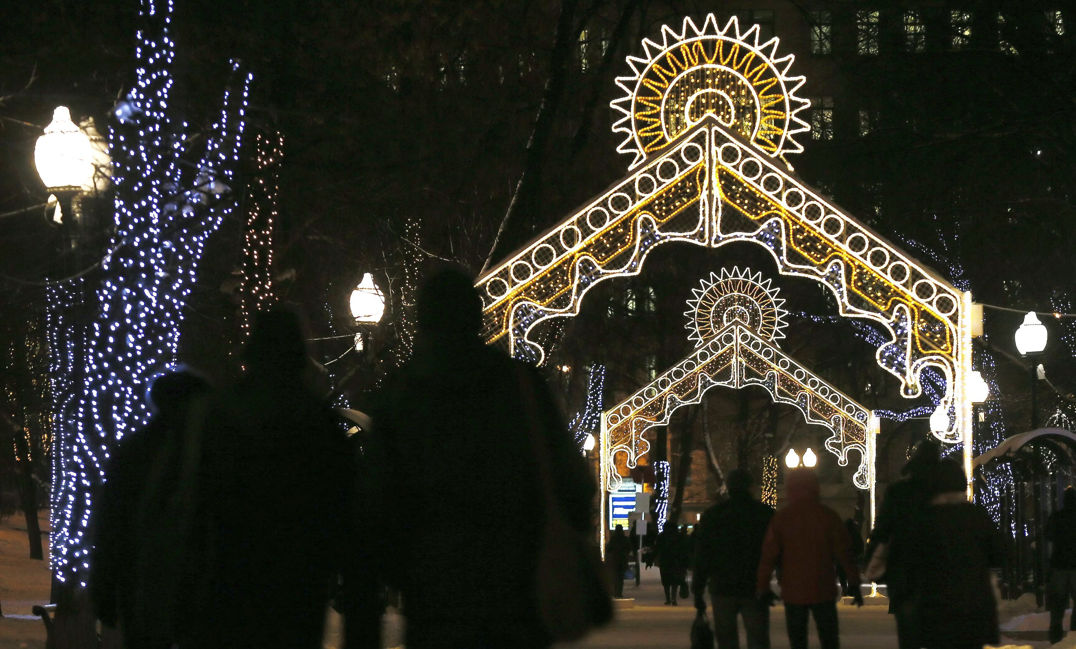 Московчани също са в очакване на Коледа