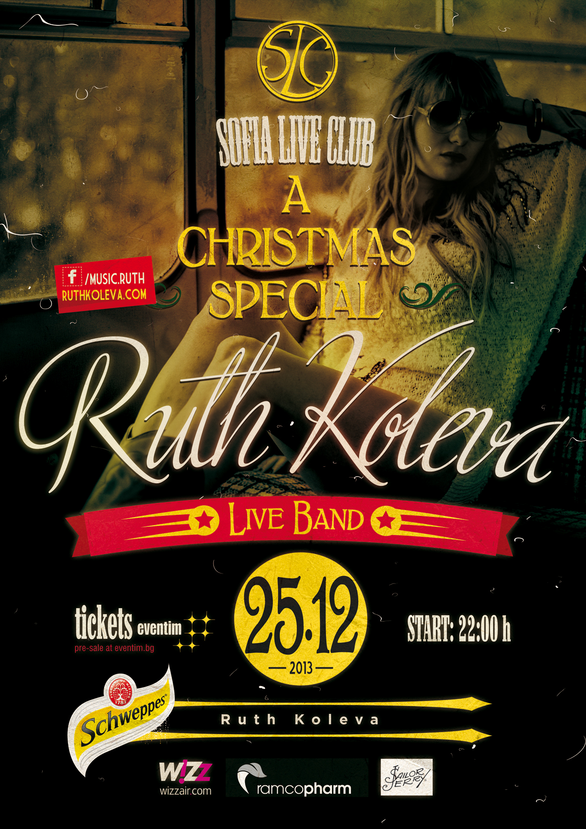 Рут празнува Коледа в Sofia Live Club
