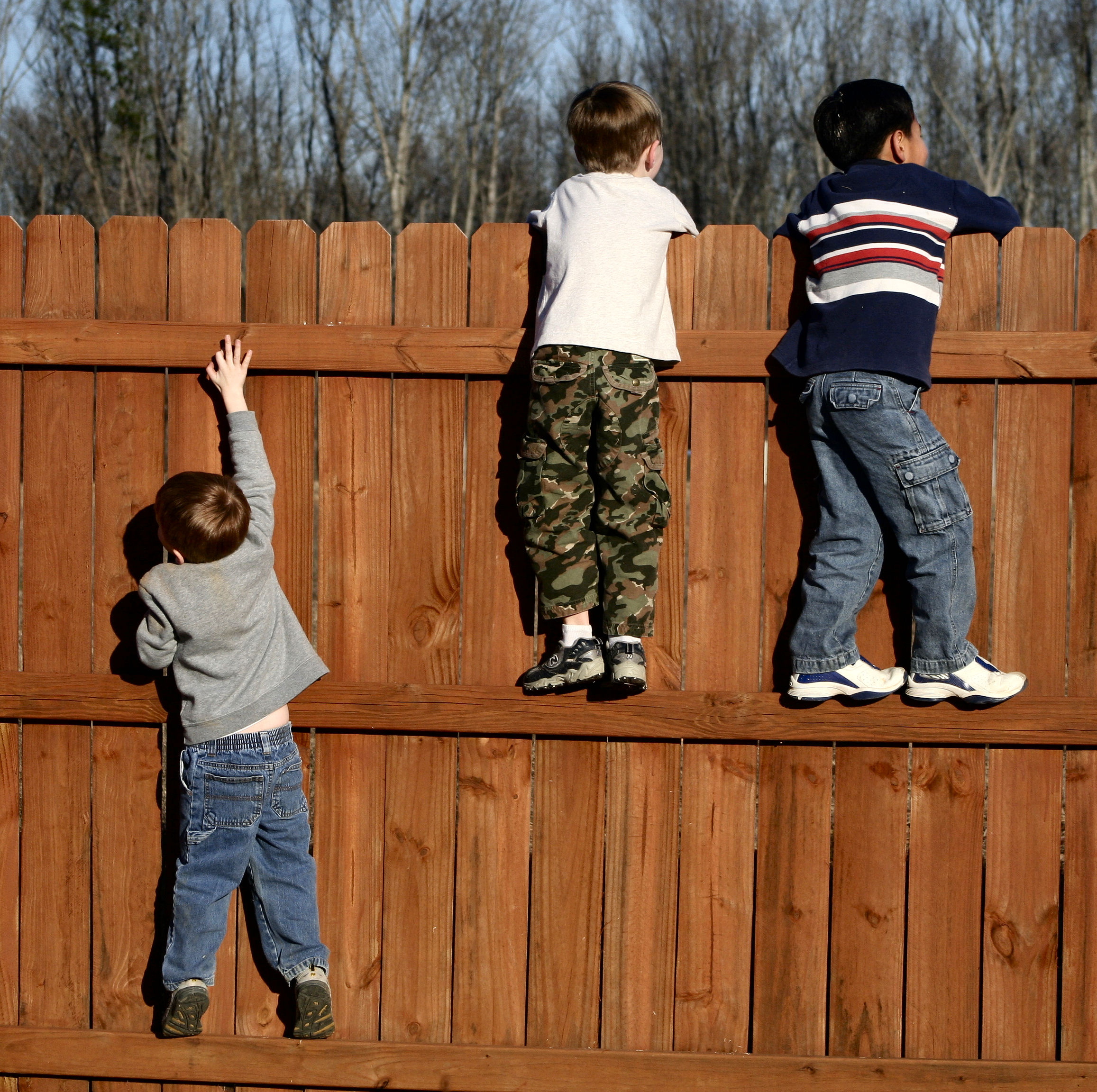 Как подсадить молодую. Человек у забора. Мальчишки на заборе. Дети перелезают через забор.