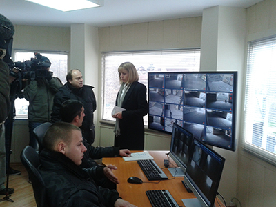 Кметска проверка в изнесния център за видеонаблюдение