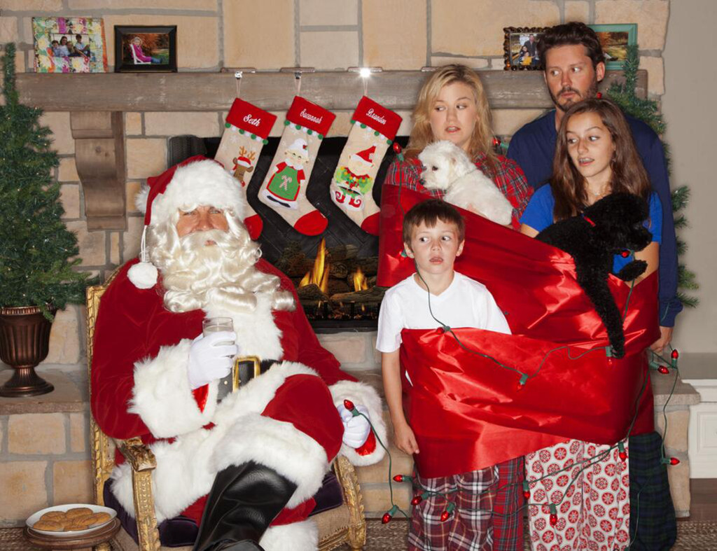 Кели Кларксън със съпруга си Брендън Блексток и децата му