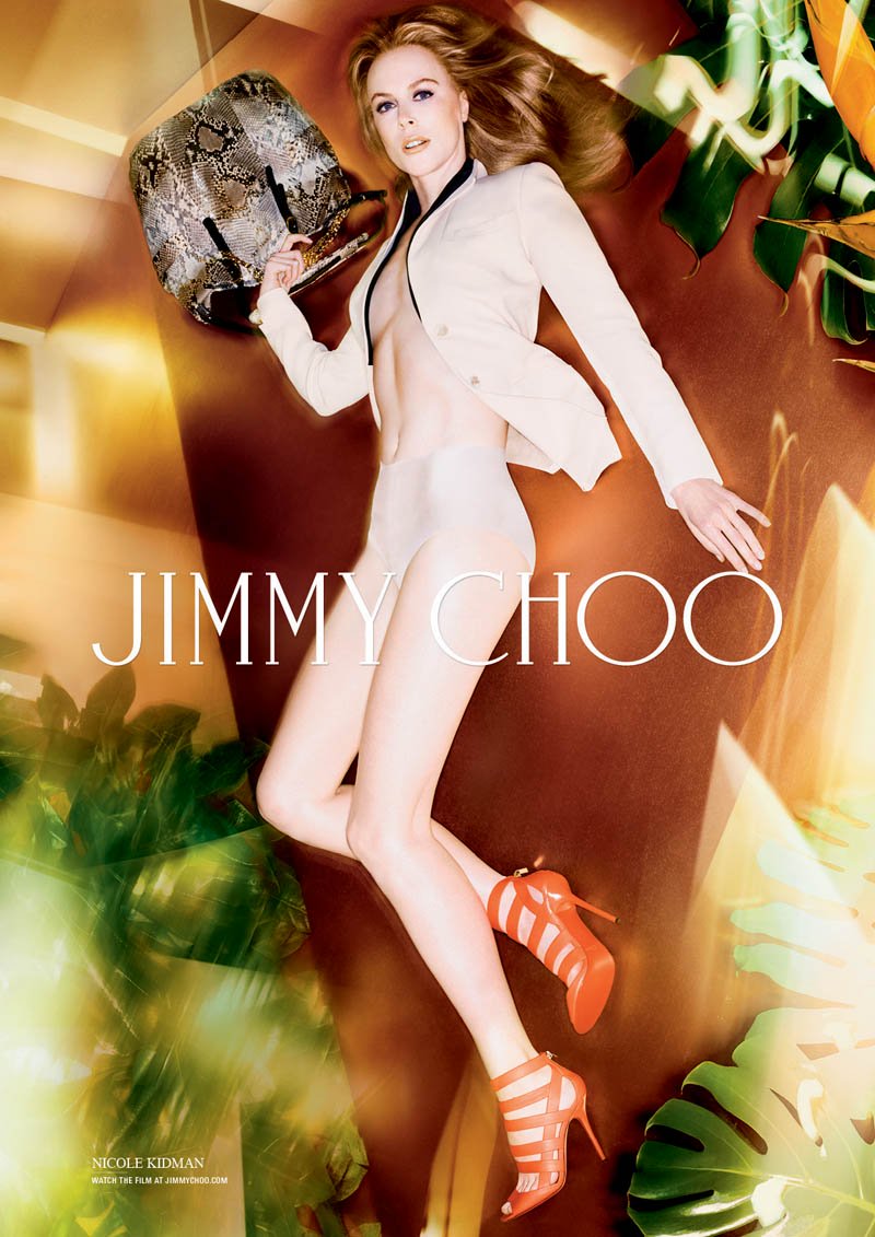 Никол Кидман в новата рекламна кампания на Jimmy Choo за 2014
