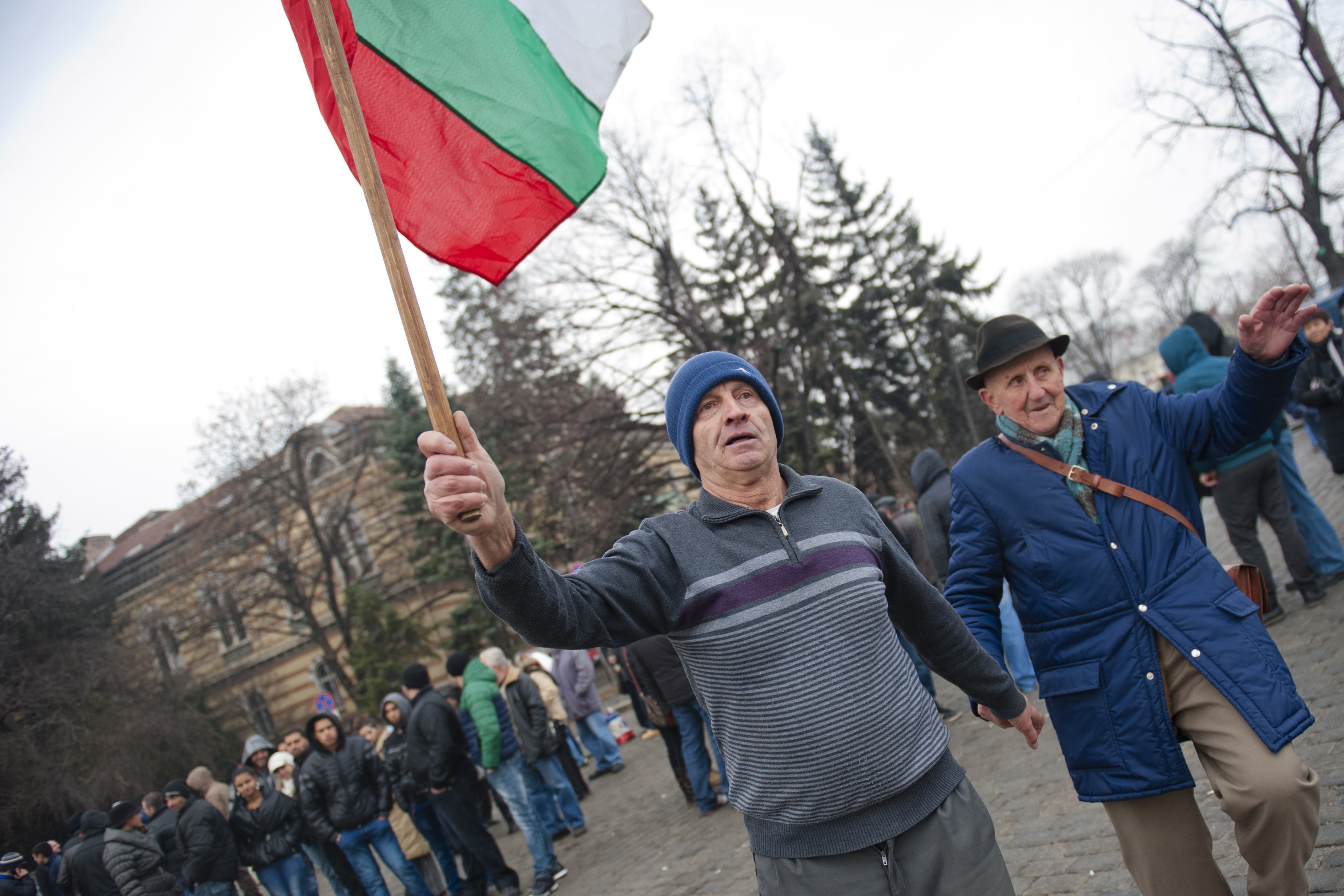 Имаше и протест в подкрепа кабинета ”Орешарски”