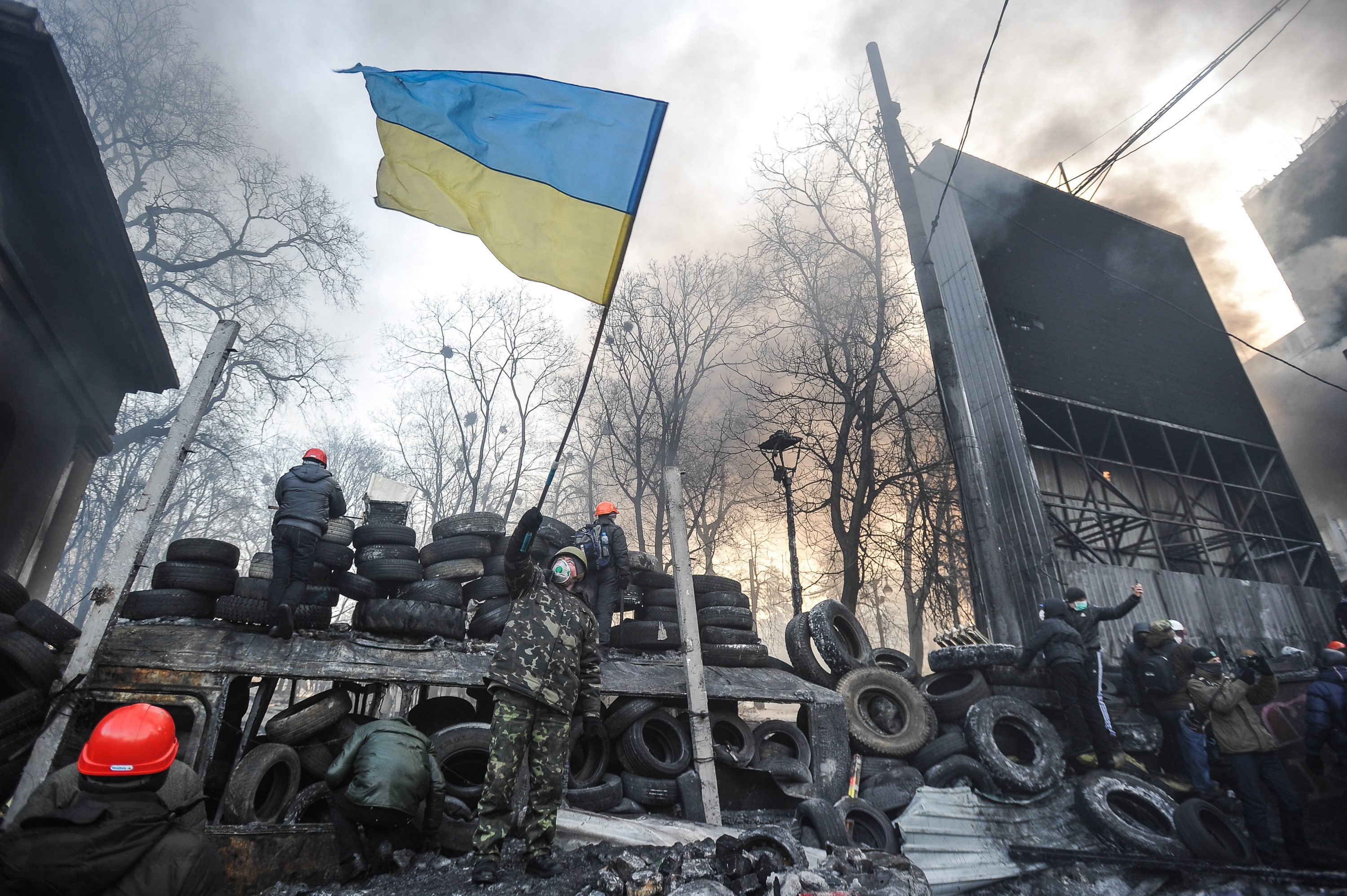 Затишие в Киев, щурм в Чернигов (снимки)