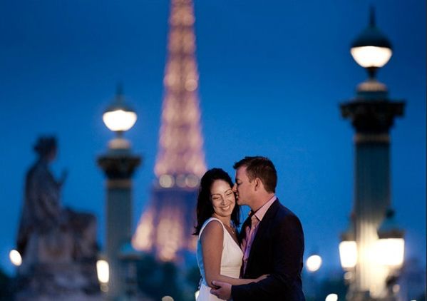 Романтични предложения за брак в Париж