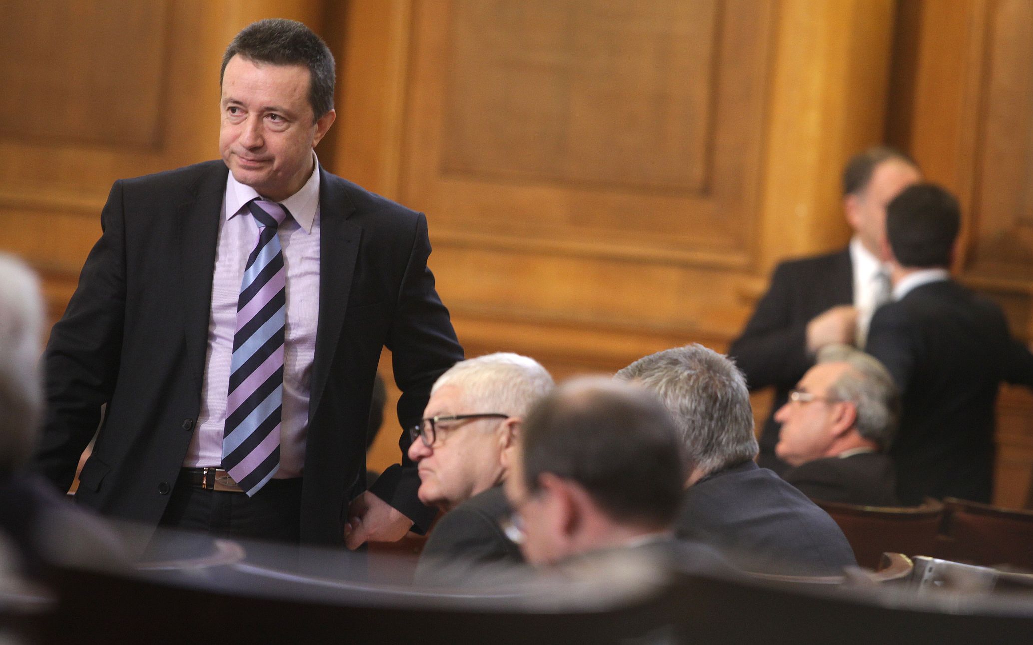 Одобреният на второ четене текст, с изключение на наказанията, беше предложен от Янаки Стоилов