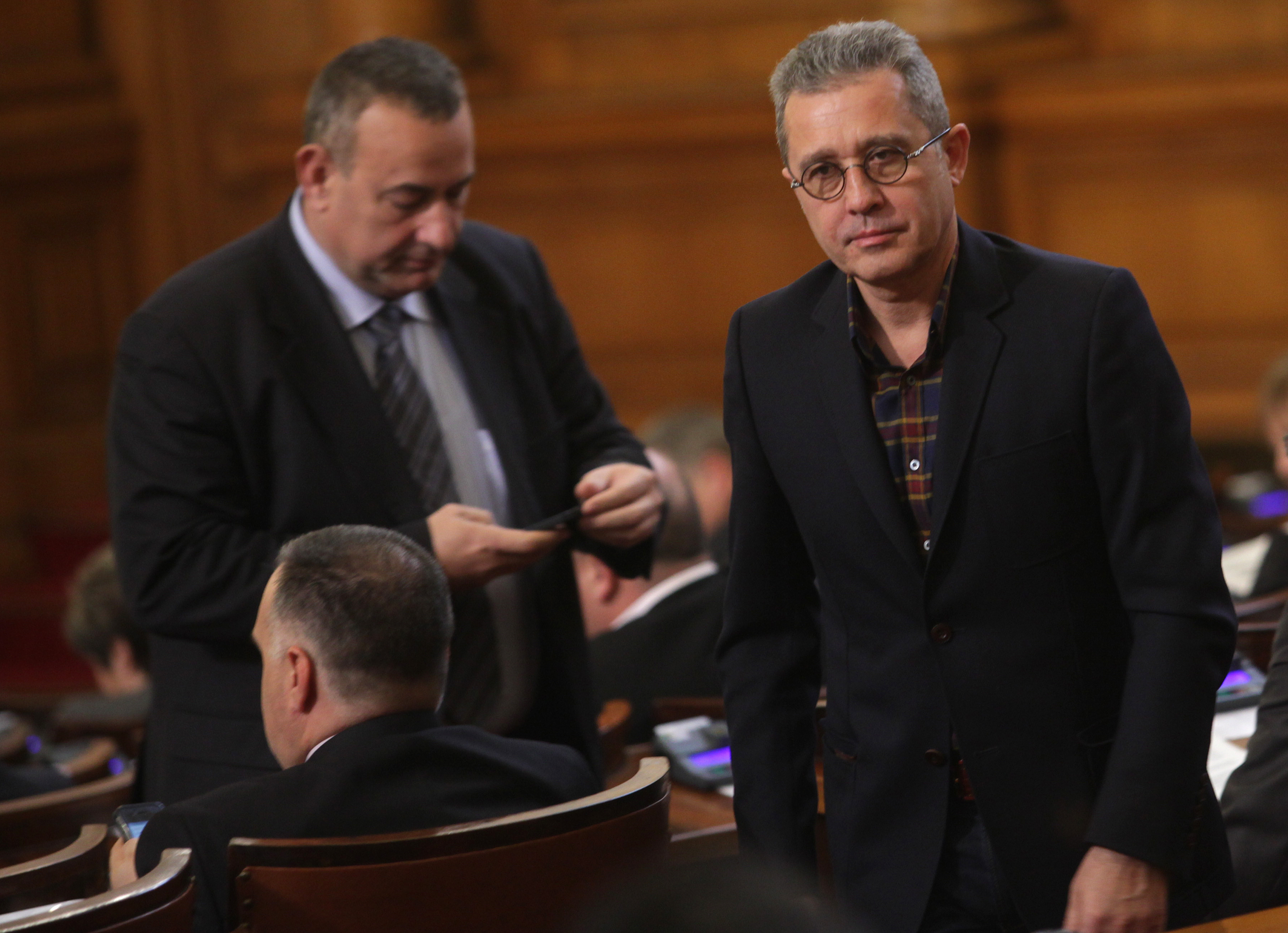 Йордан Цонев по време на заседанието