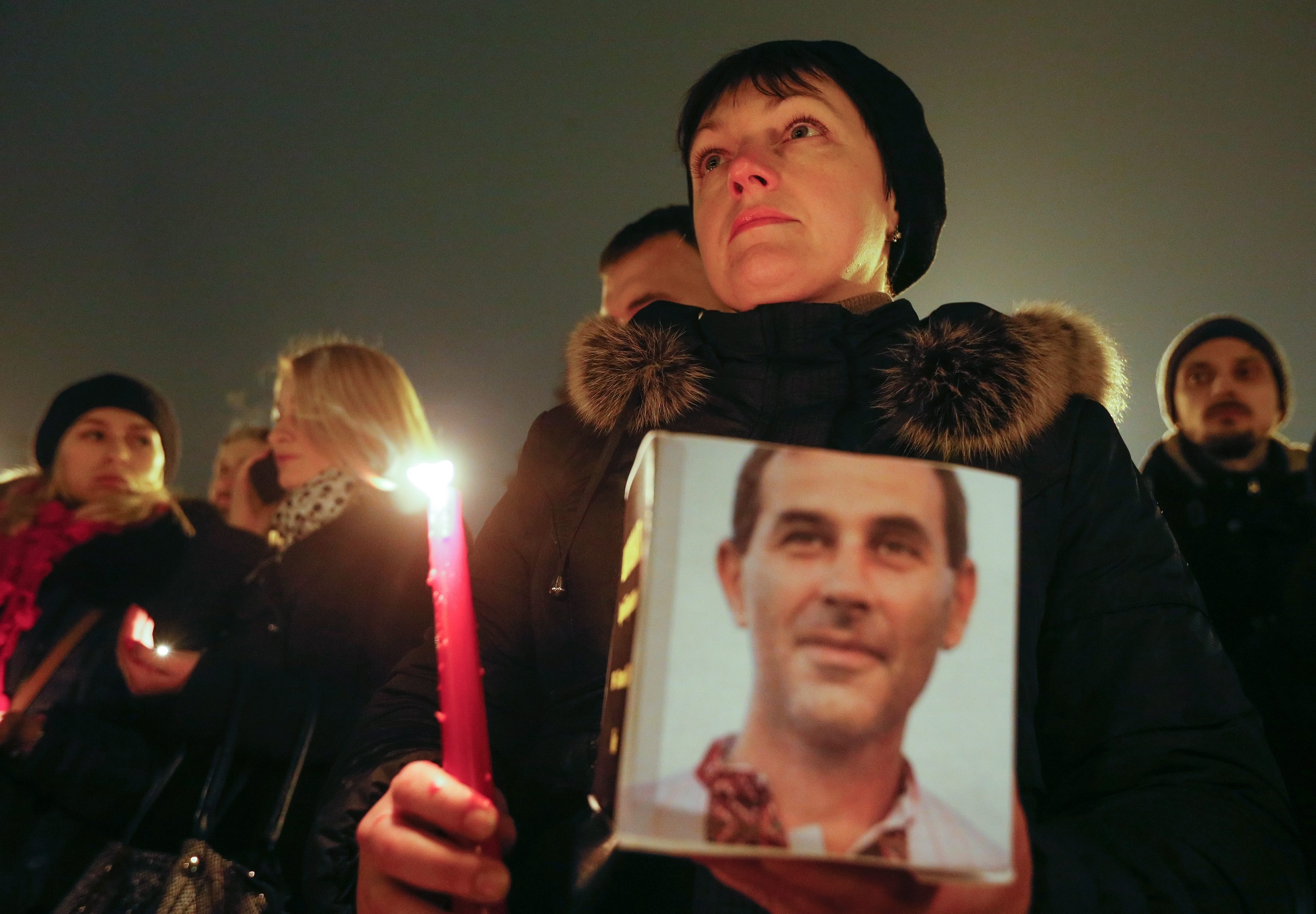 Церемония в памет на жертвите в Киев