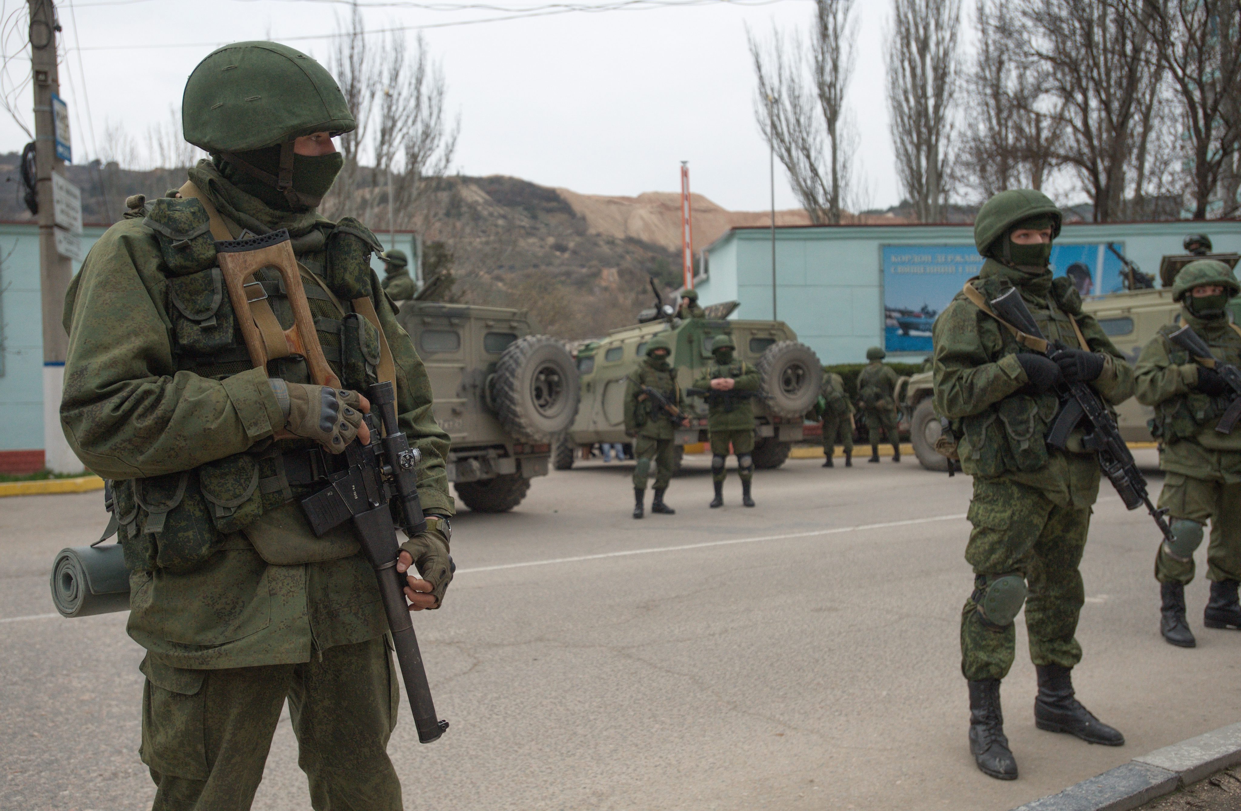 Военни в Балаклава, Крим