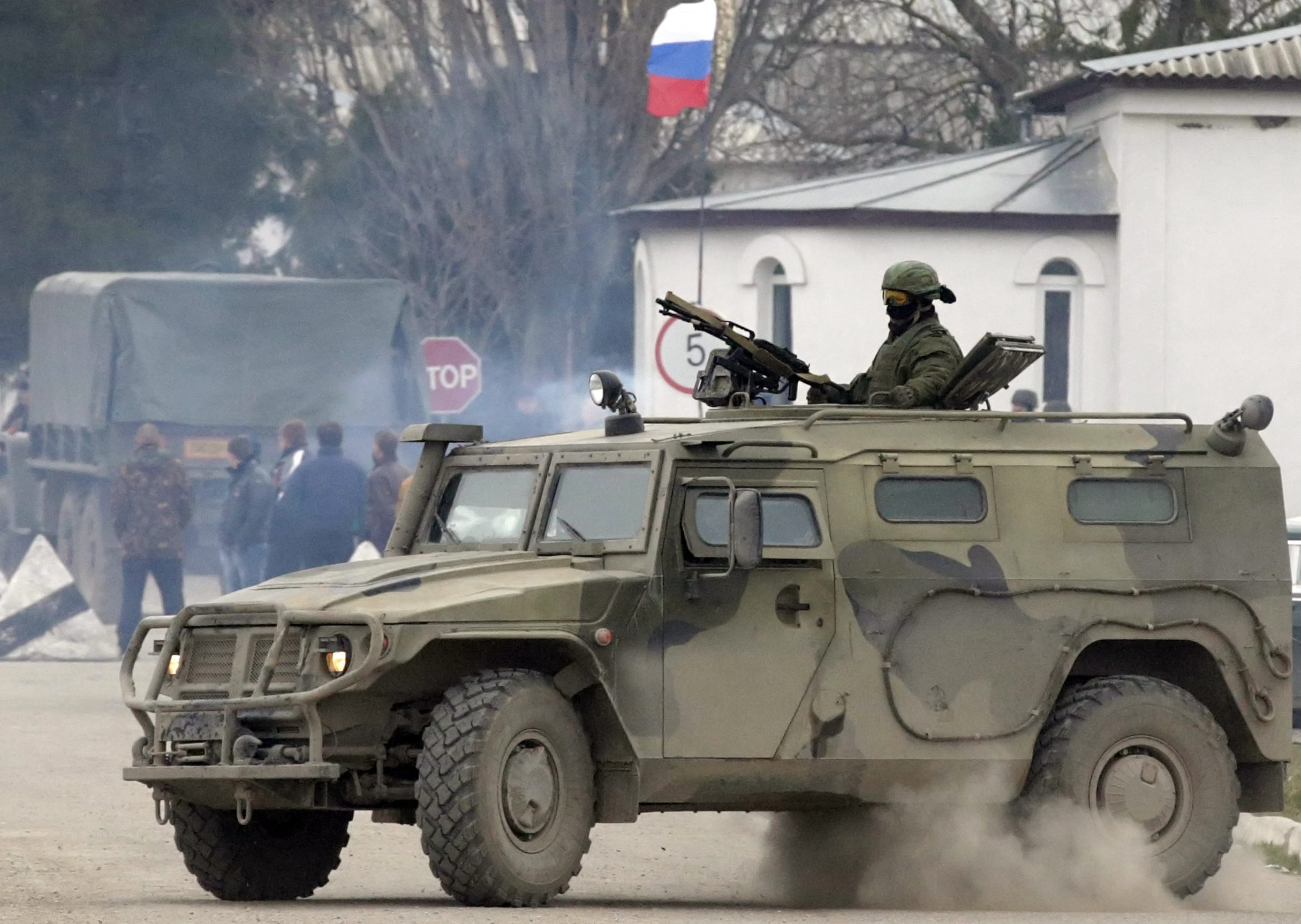 Руски военни в Крим