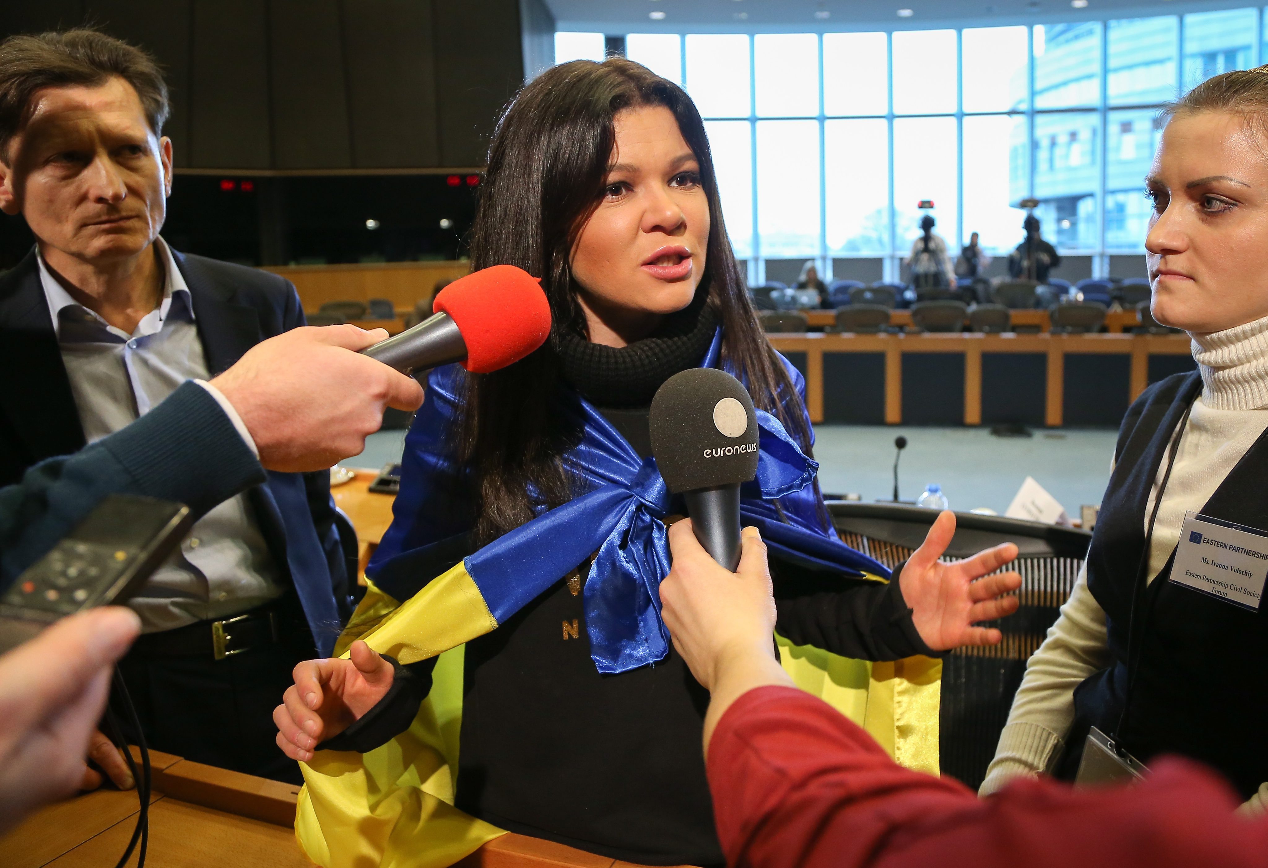 Руслана с отличие за храброст за подкрепата на Киев