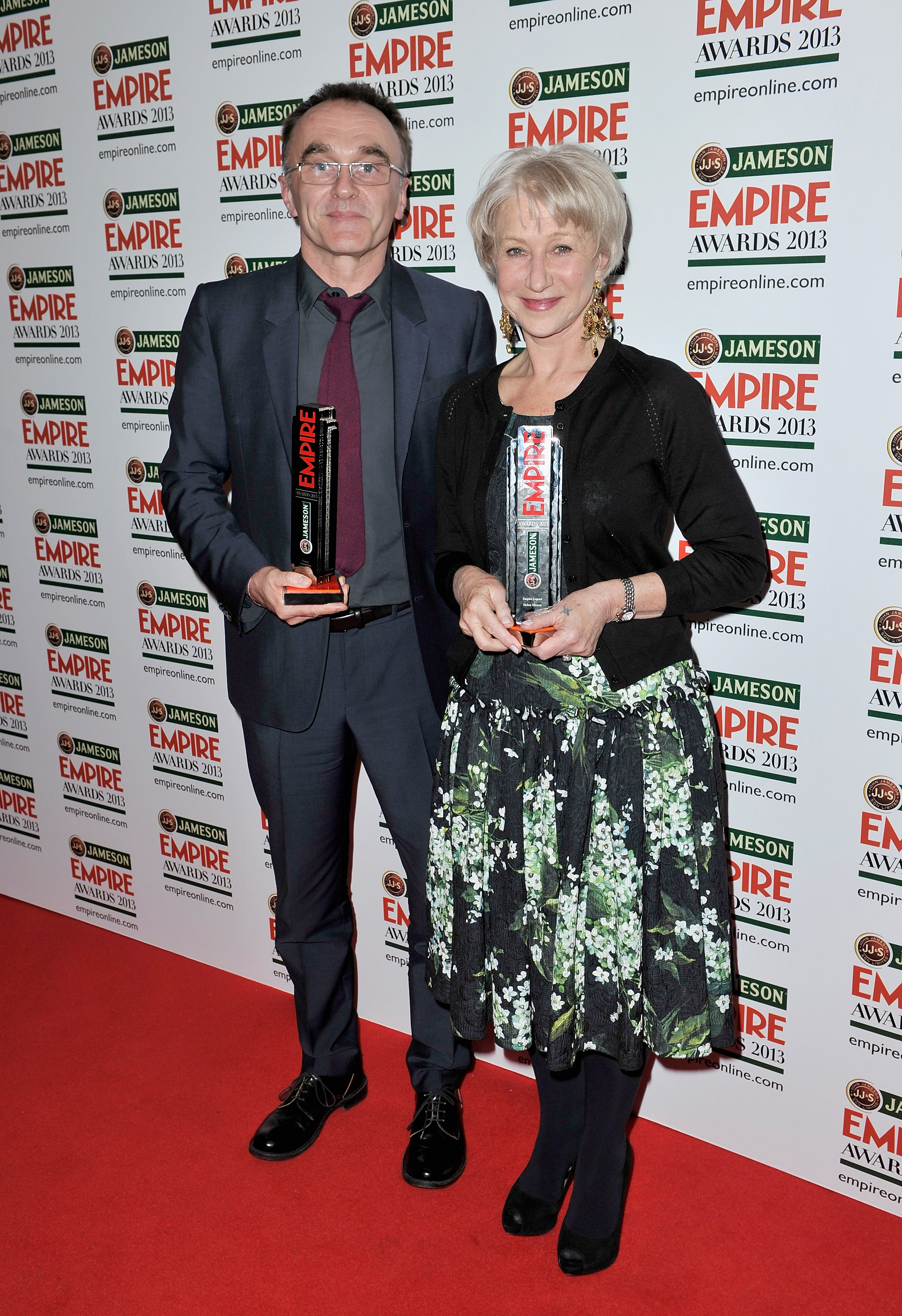 Дани Бойл и Хелън Мирън на наградите на сп. ”Емпайър”, 24 март 2013