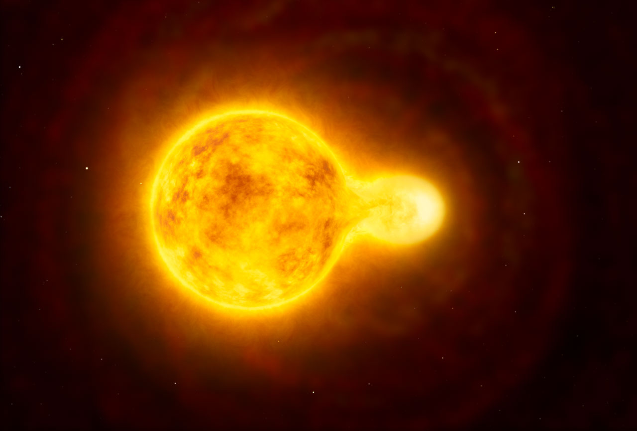 Открита е рядка система с пет звезди