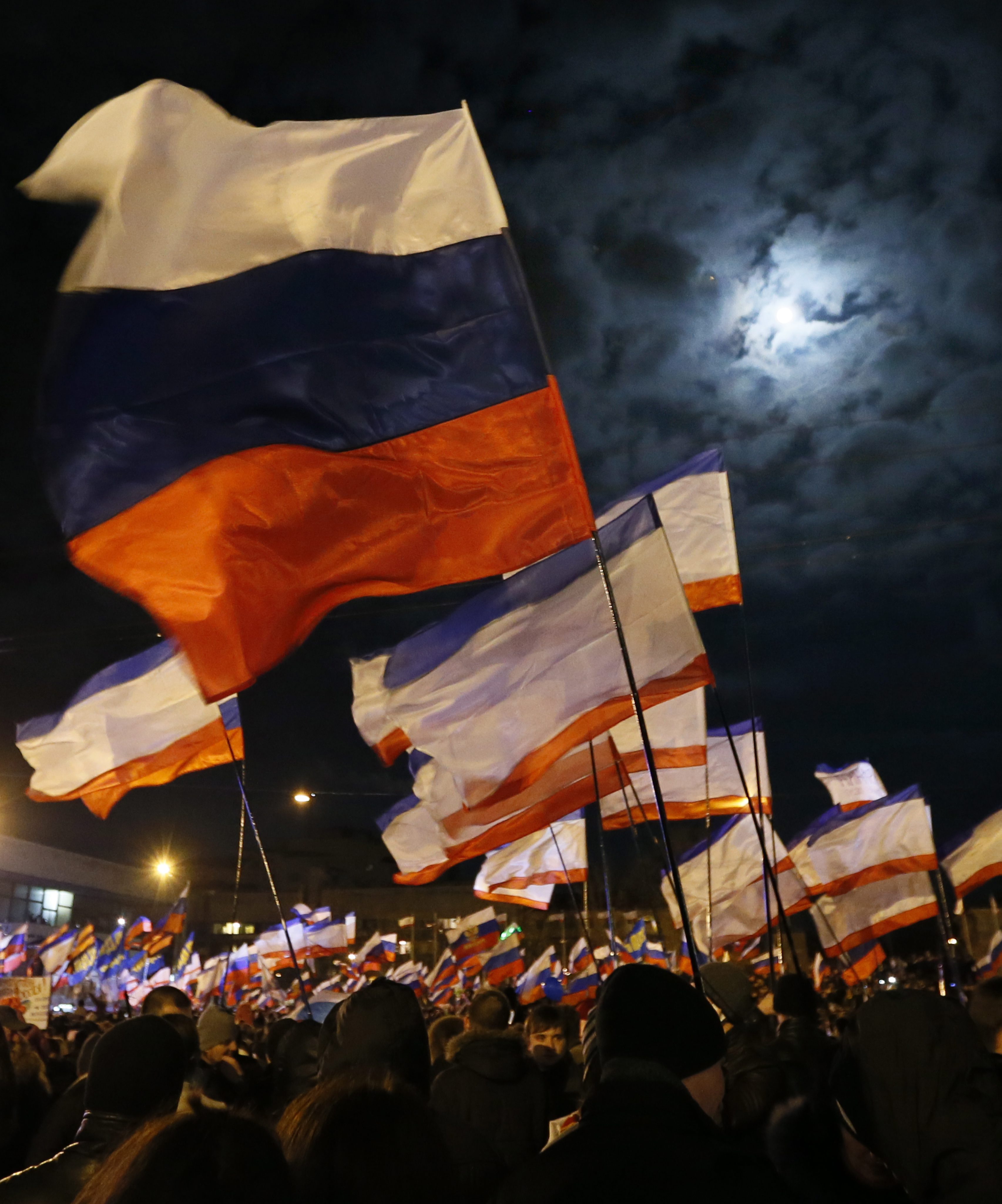 В Крим празнуват резултатите от референдума