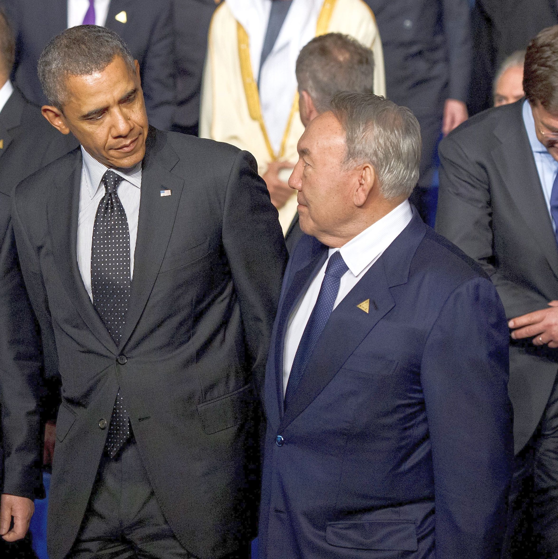 Обама се срещна в Хага с Назарбаев