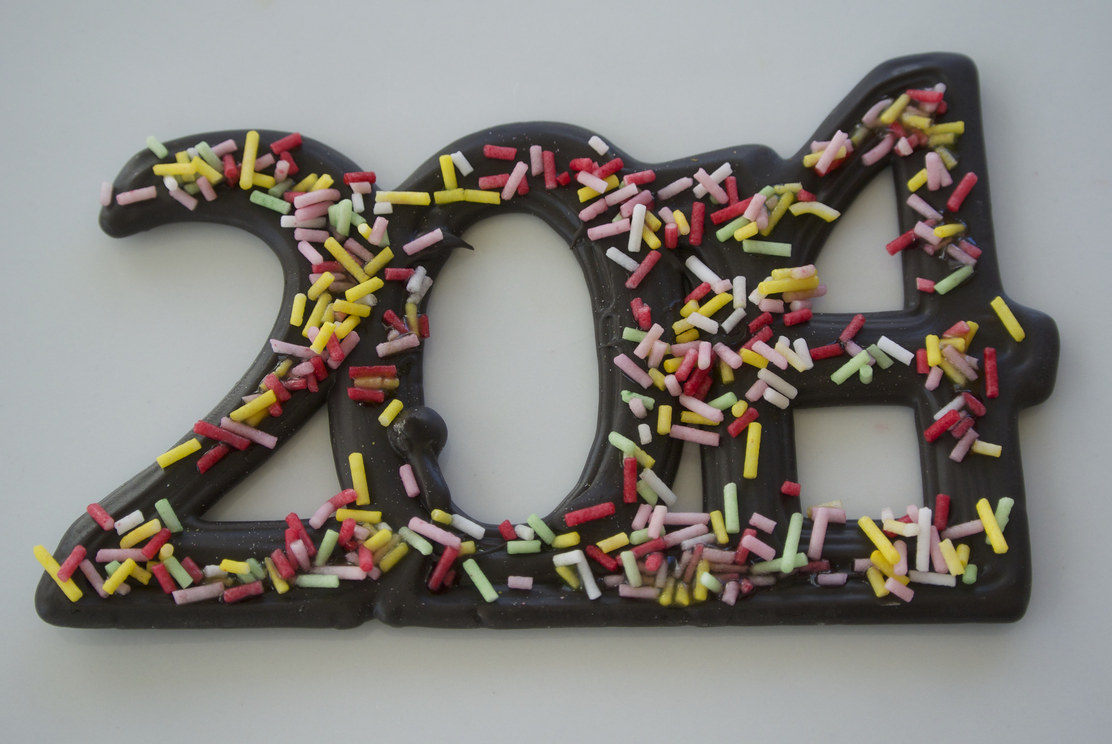 Шоколадов надпис 2014 - продукт на 3D принтера за храна Foodini