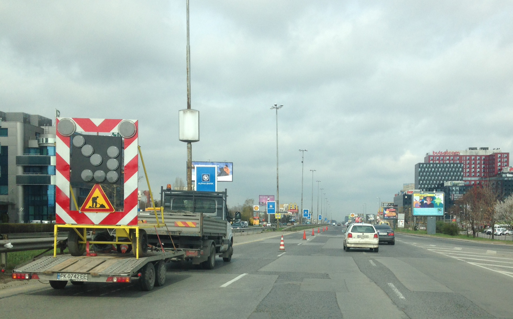 Ремонтът на ”Цариградско шосе” започна след 9.30 часа