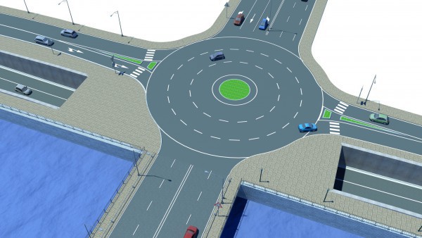 Проектът за кръгово кръстовище при Водната палата в Пловдив