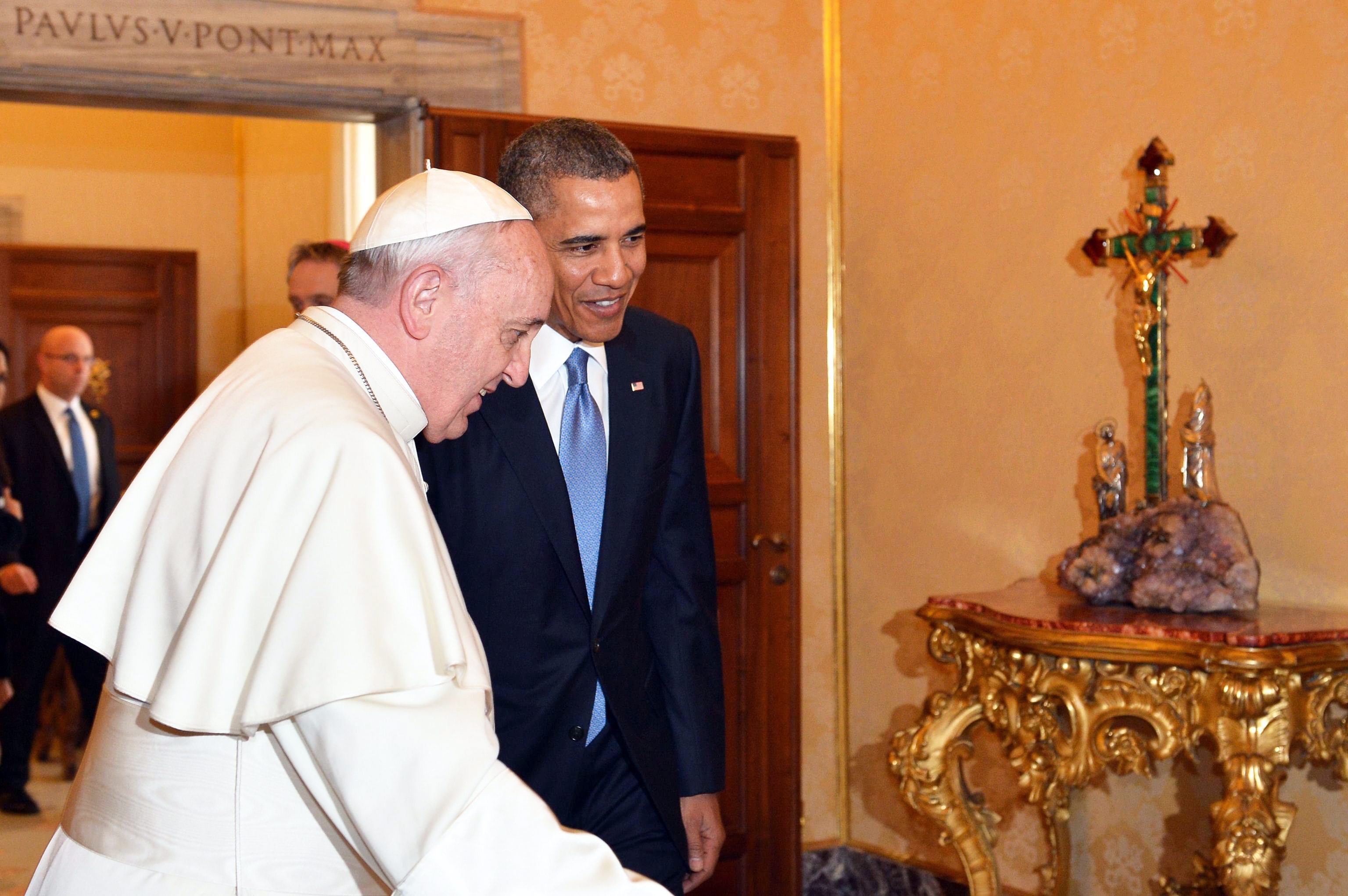 Историческа среща между папа Франциск и Барак Обама