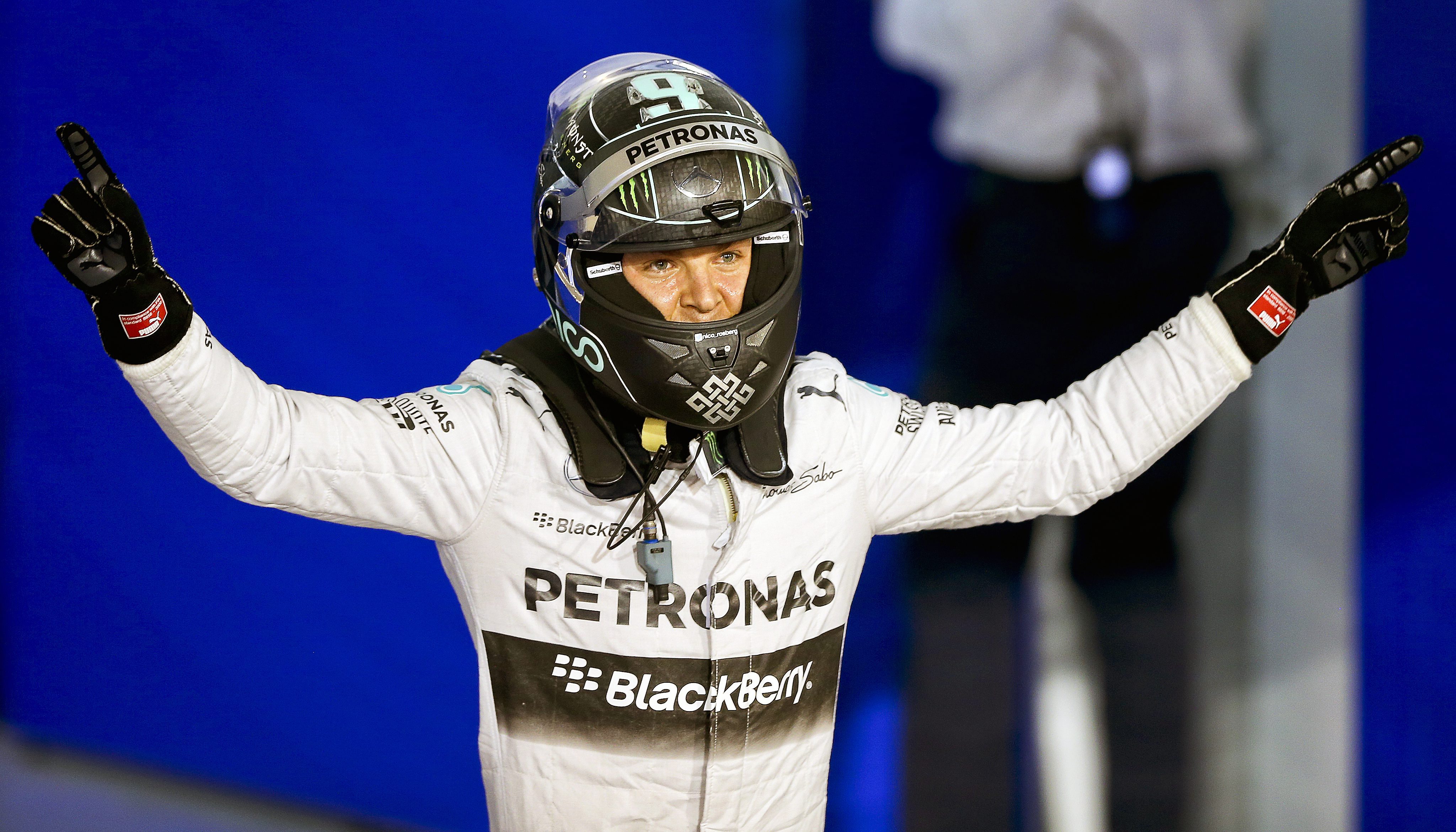 Нико Розберг ще стартира от първа позиция на утрешната надпревара за Гран при на Бахрейн
