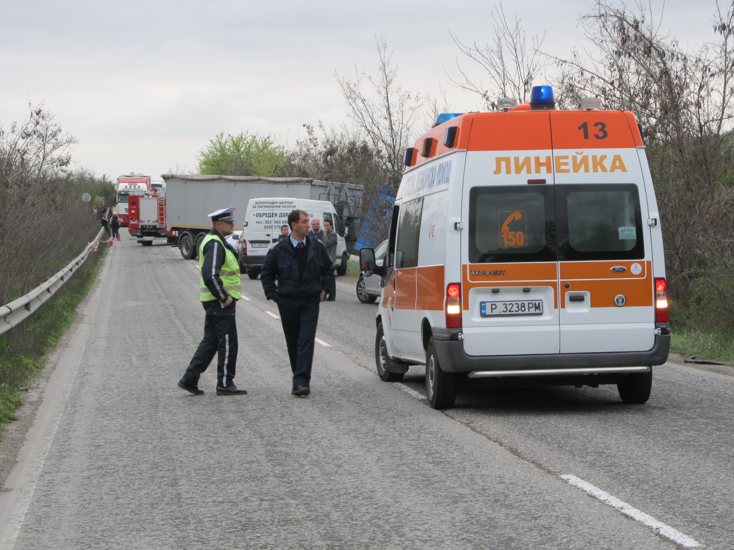 Катастрофата е станала на 5 км преди град Луковит (Сн. Архив)