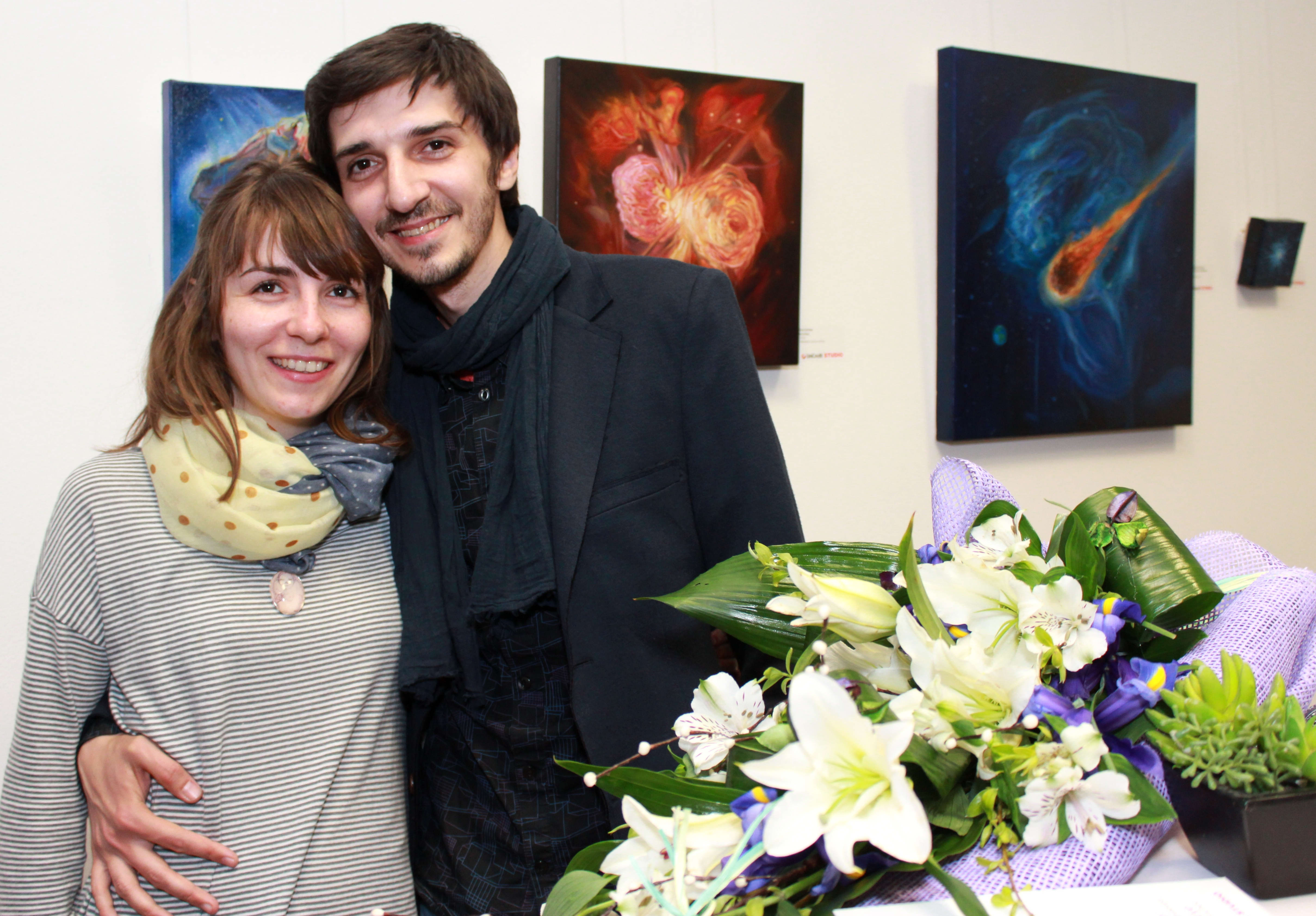 Велизар Димчев с приятелката си Мая