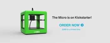 Първият комерсиален 3D принтер може да е The Micro