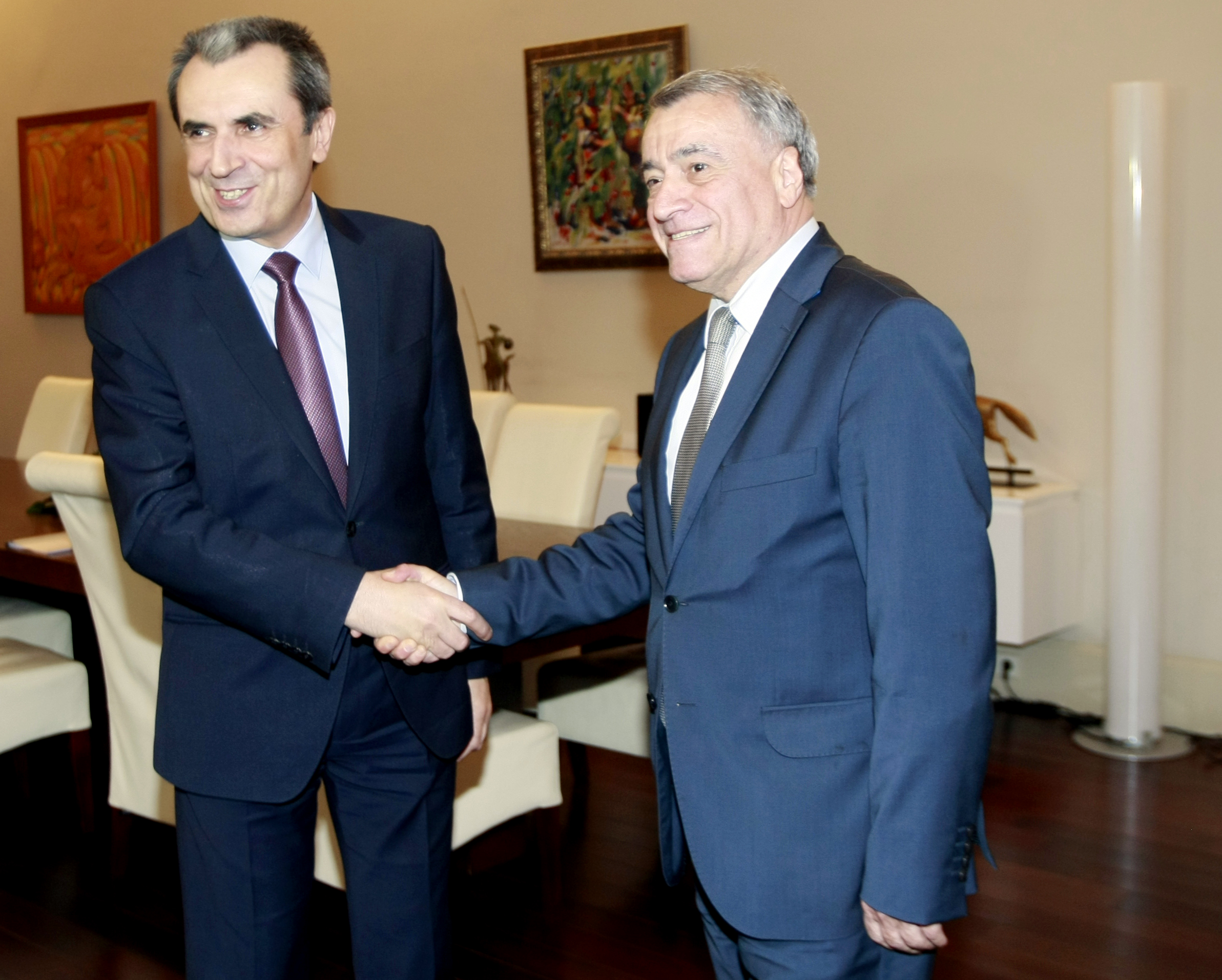 Министърът на енергетиката на Азербайджан Натиг Алиев се срещна с Пламен Орешарски
