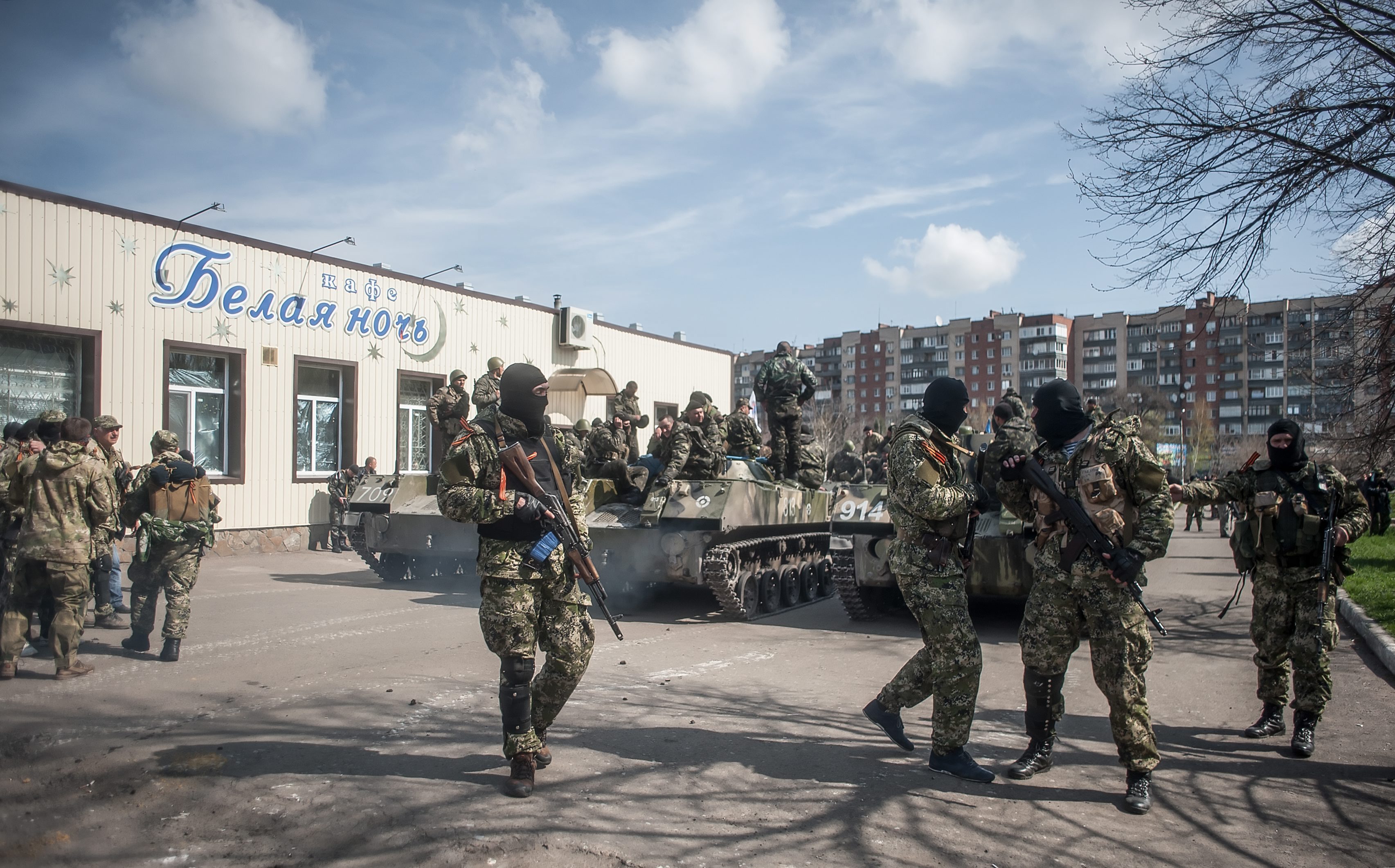 Настъпление на про руски сили в Славянск
