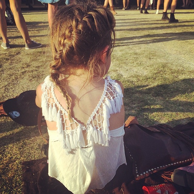Аня - дъщерята на Алесандра Амброзио, Coachella 2014