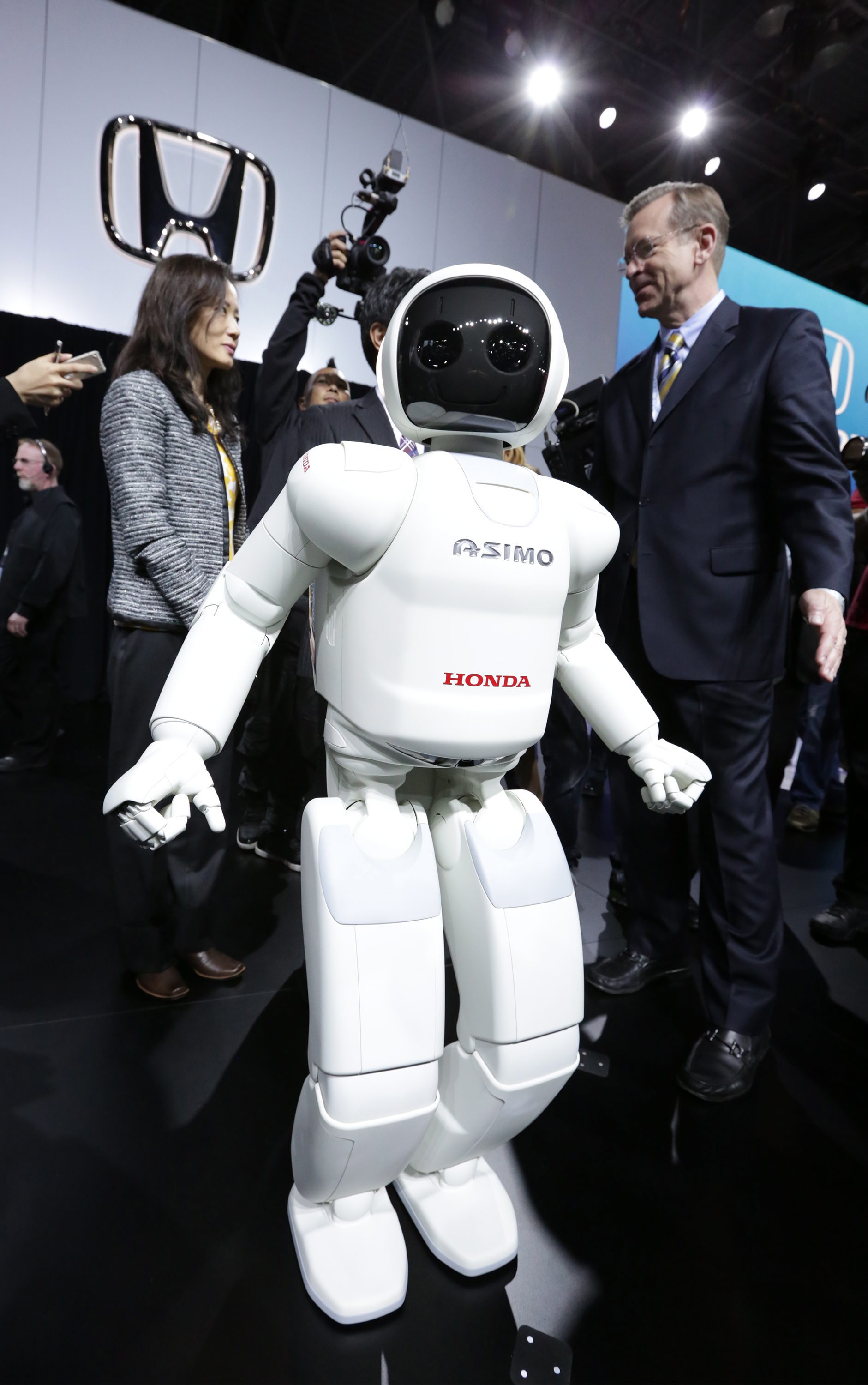 Роботът Asimo в Ню Йорк