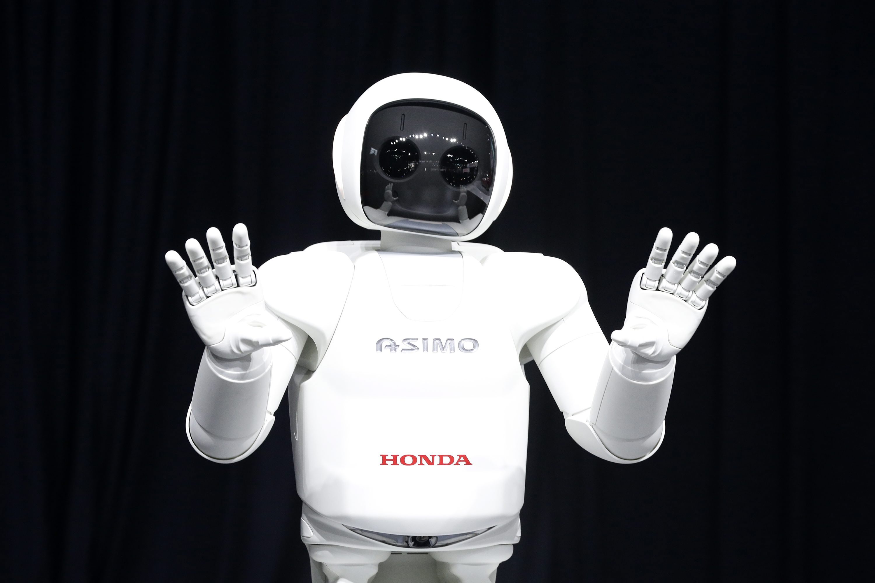 Роботът Asimo в Ню Йорк