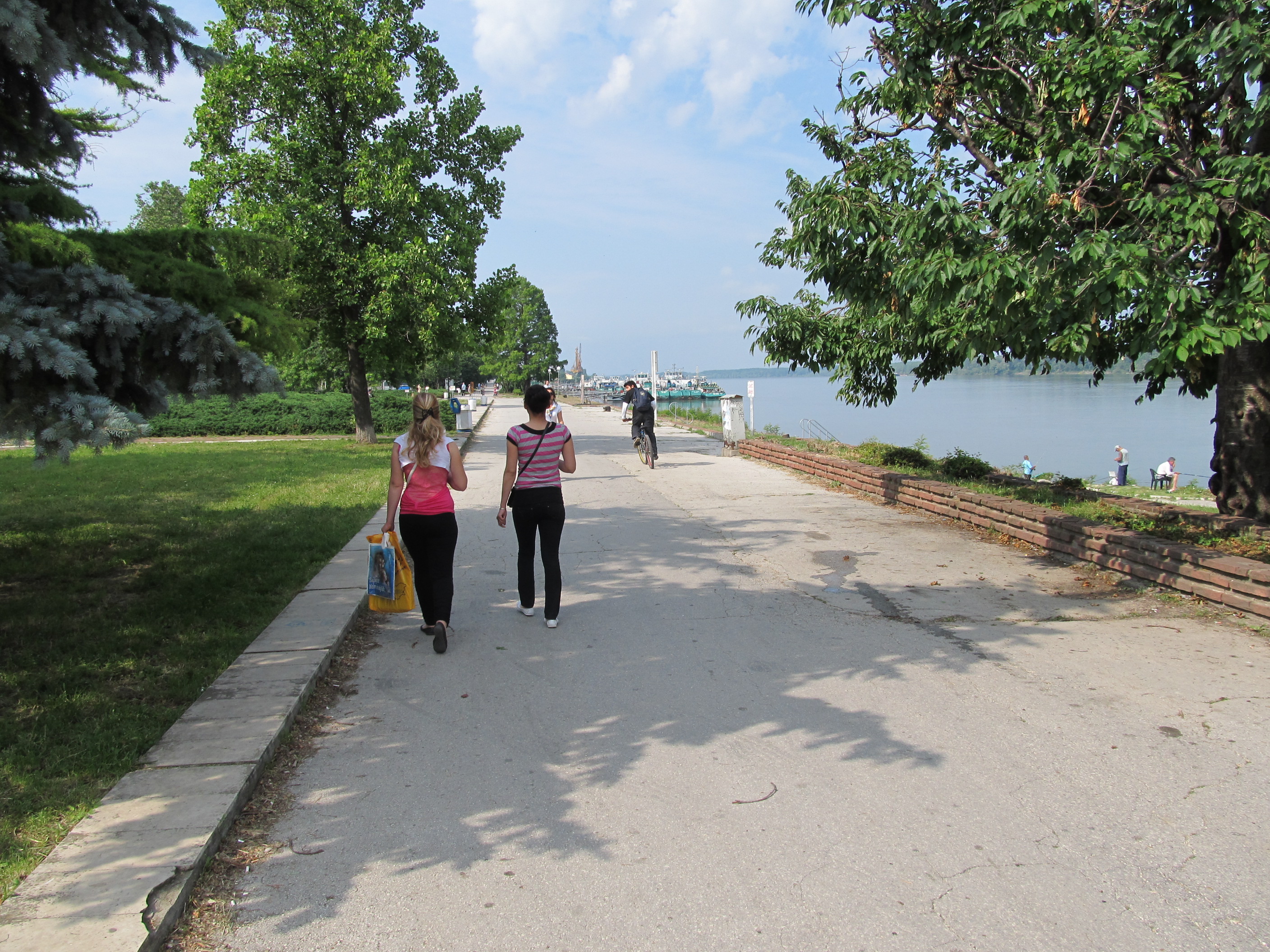 С електрическото колело по брега на Дунав